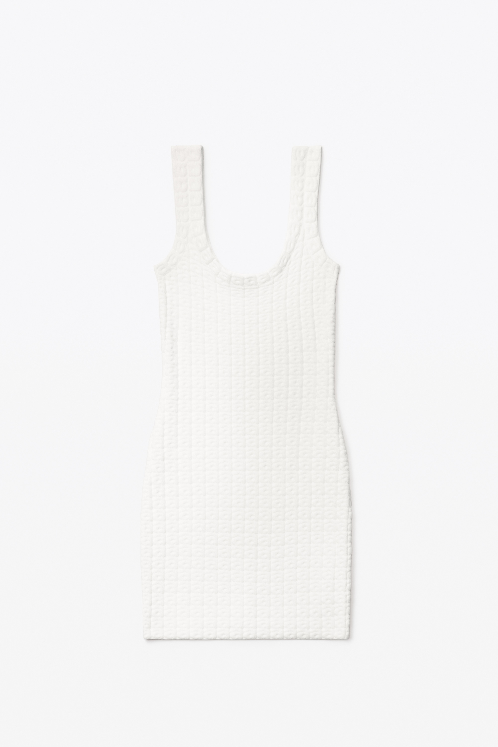 TANK DRESS IN CHENILLE JACQUARD - 1