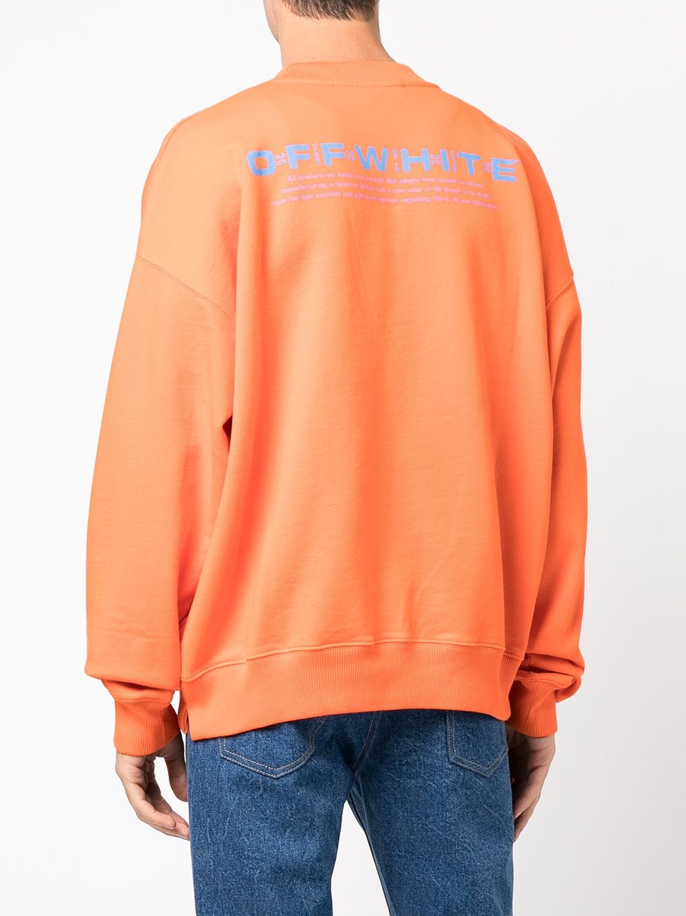 Hands Off logo sweatshirt - 4