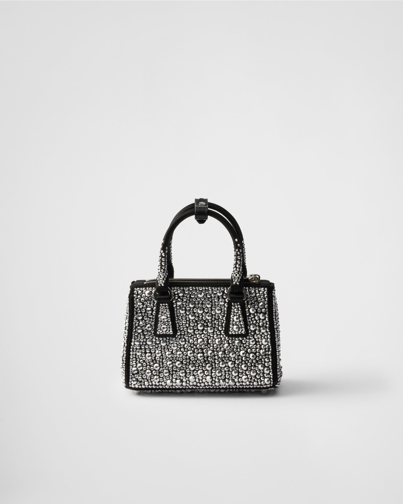 Prada Galleria satin micro-bag with decorations 3