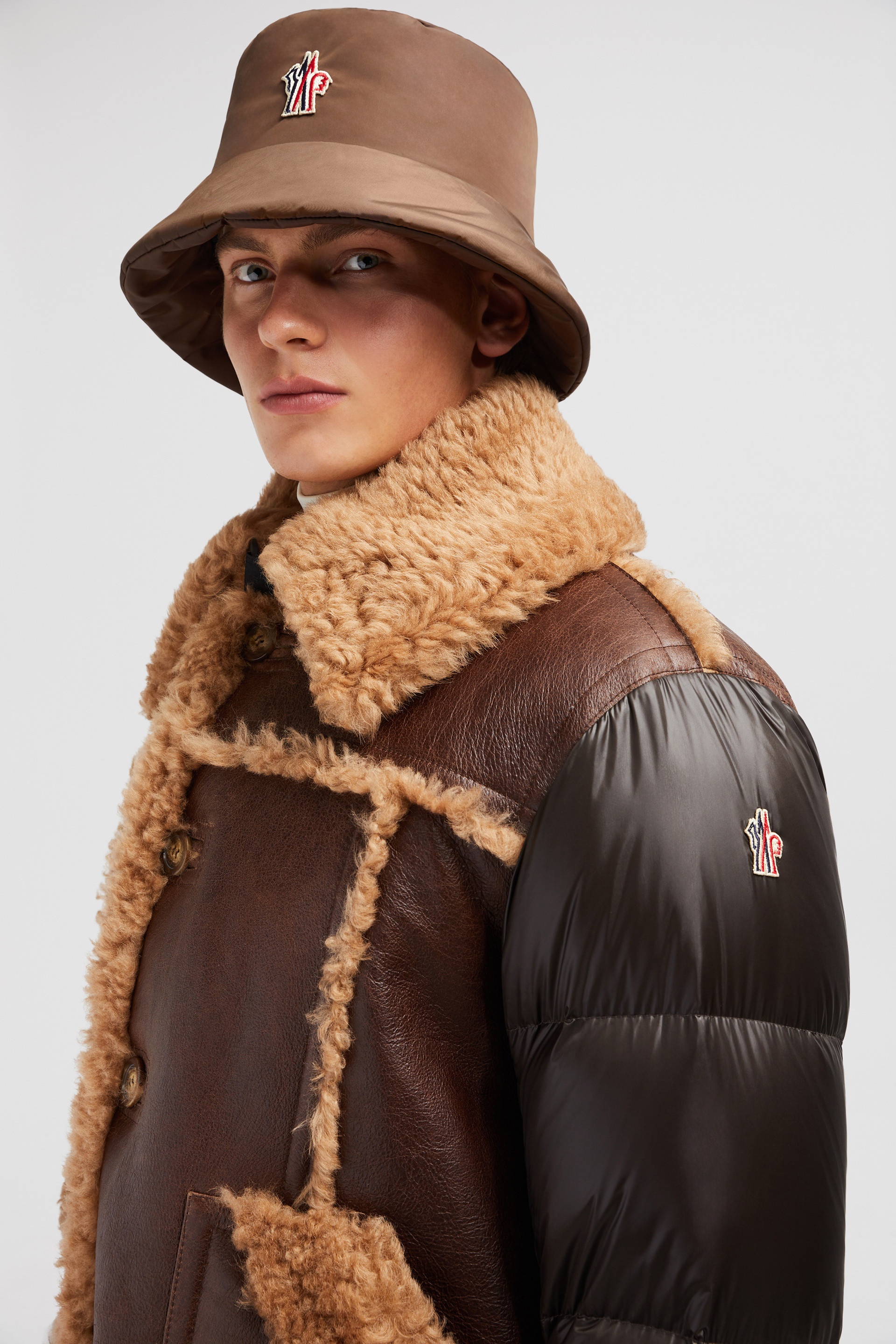 Elbrus Shearling Short Down Jacket - 4