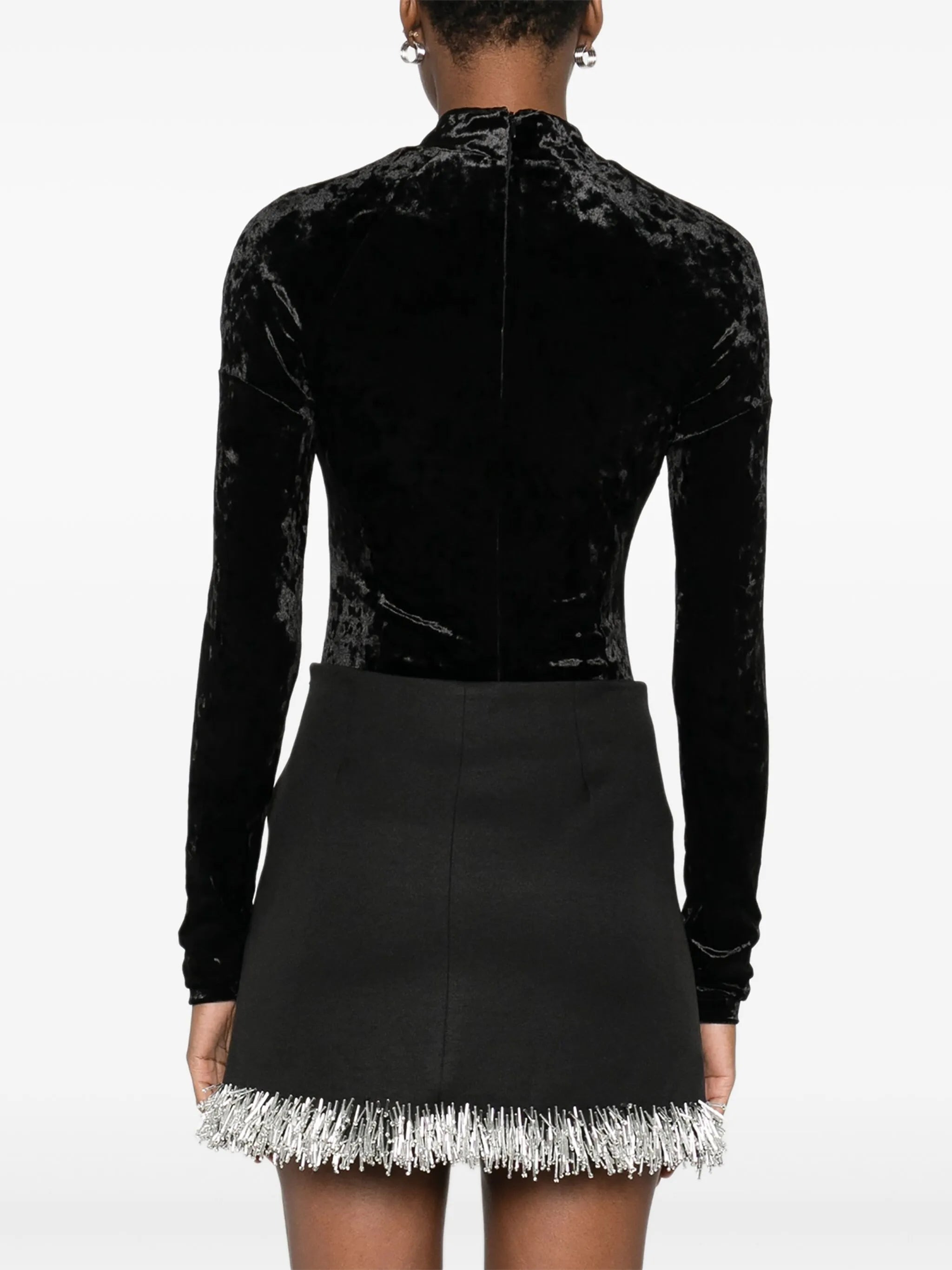 Versace Jeans Couture Keyhole-neck Long-sleeves Bodysuit - 5