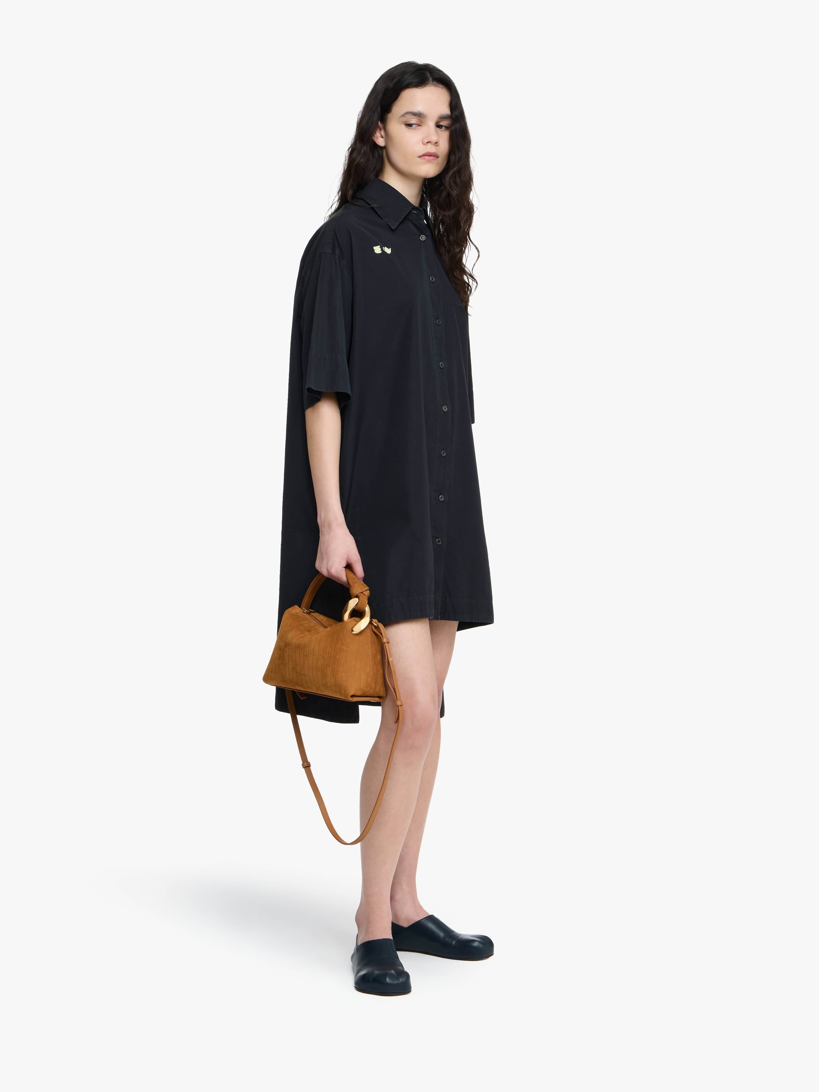 JWA CORNER BAG - SUEDE TOP HANDLE BAG - 6