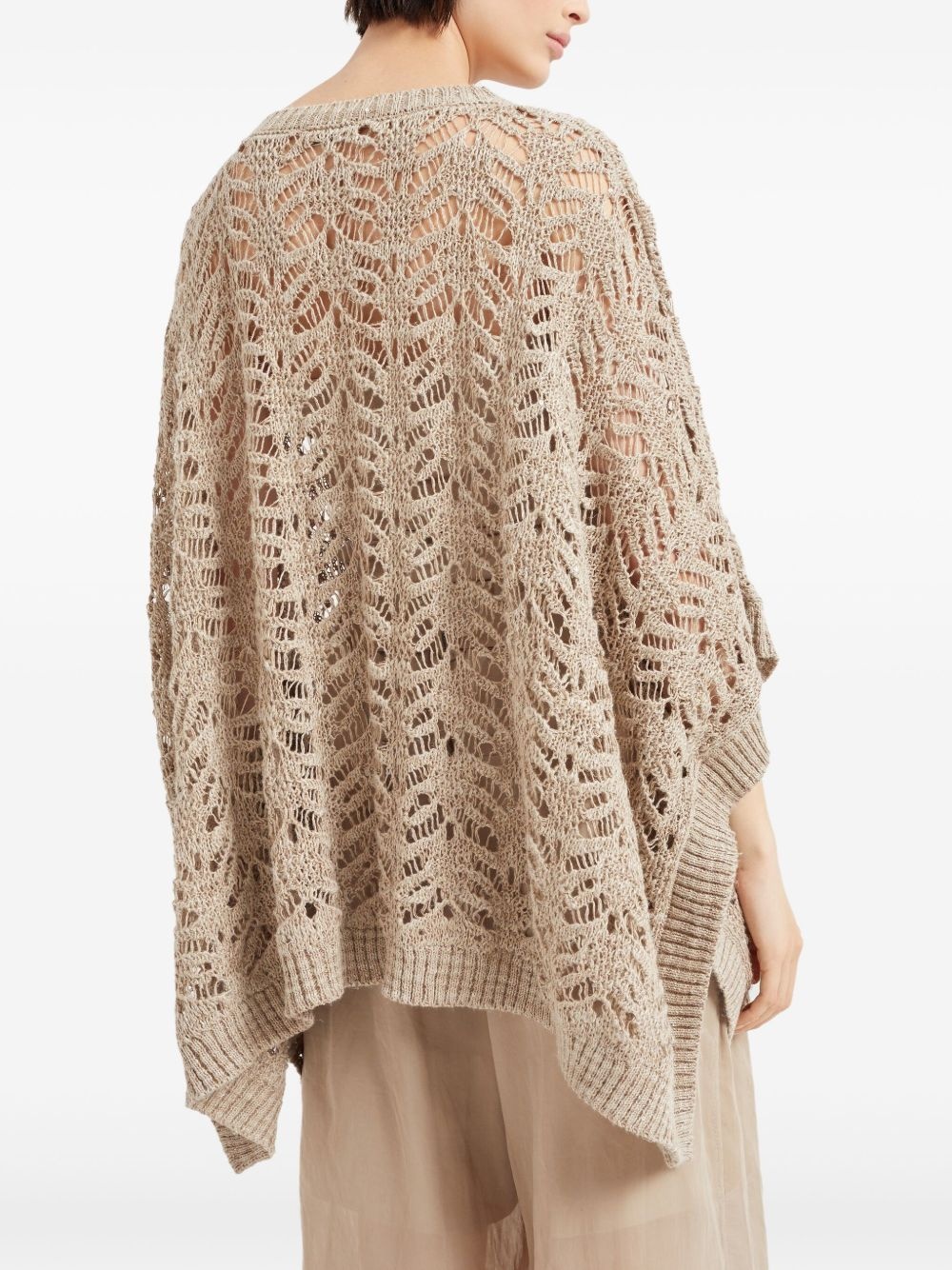 Foliage Lace poncho - 4