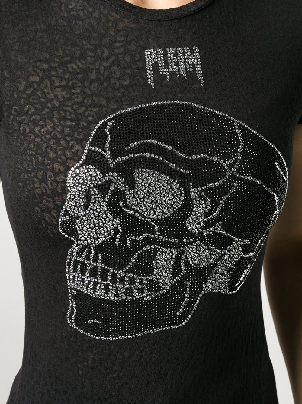 embellished skull T-shirt - 5