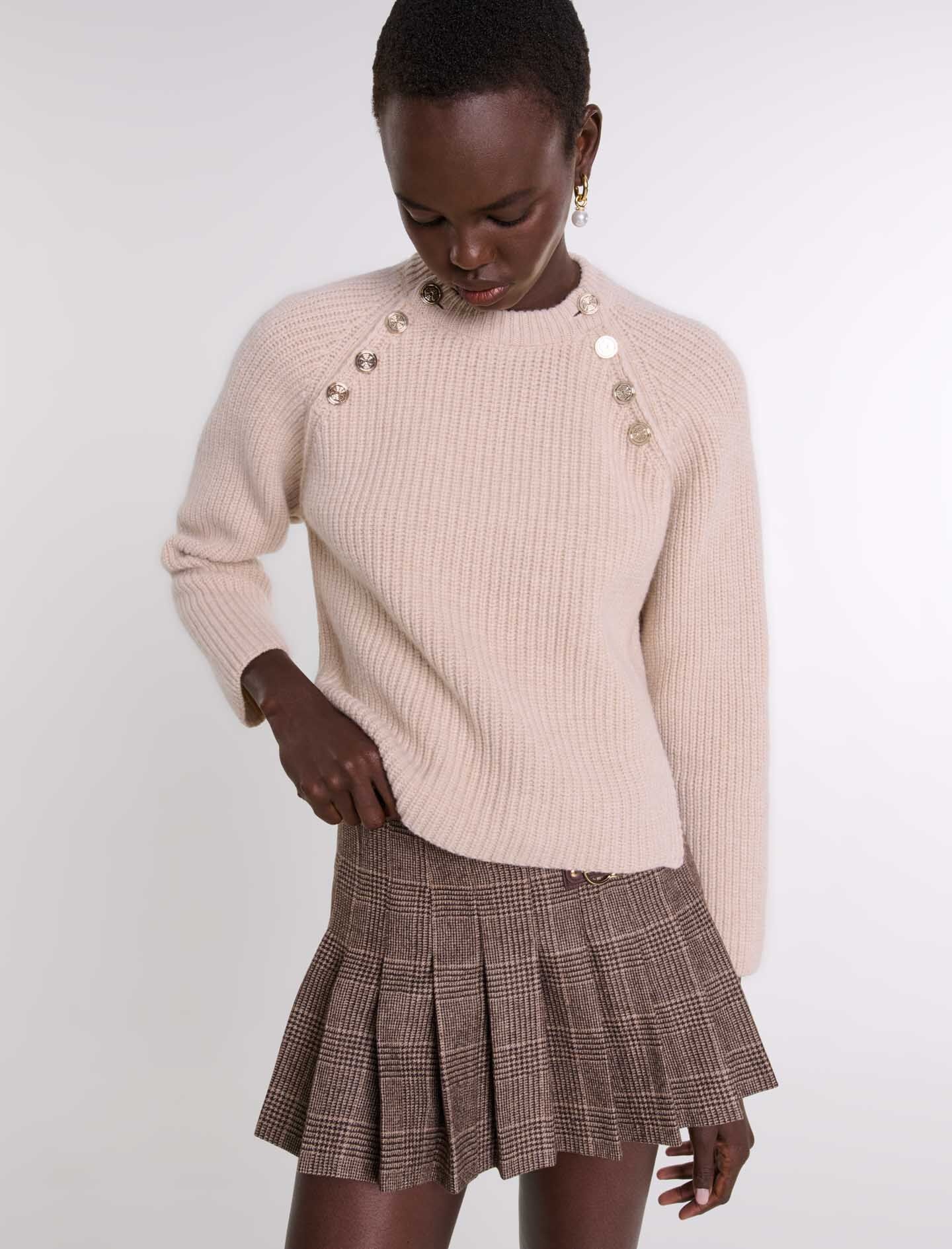 Ribbed wool jumper - 5