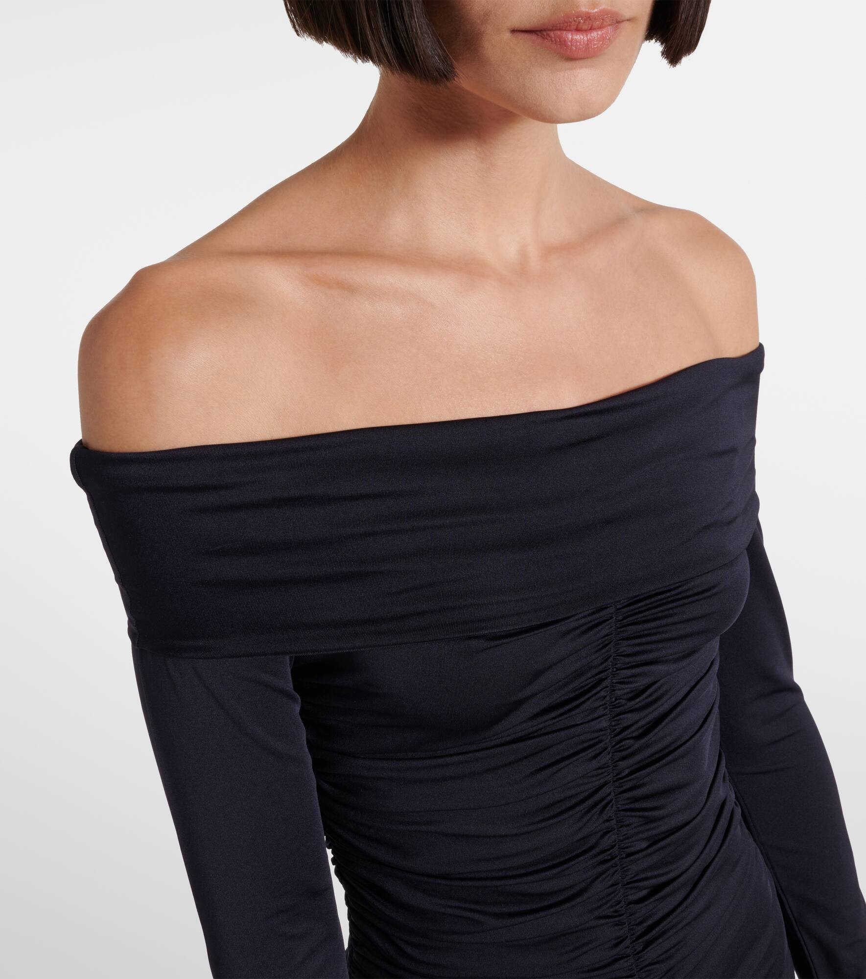 Callie ruched jersey maxi dress - 4
