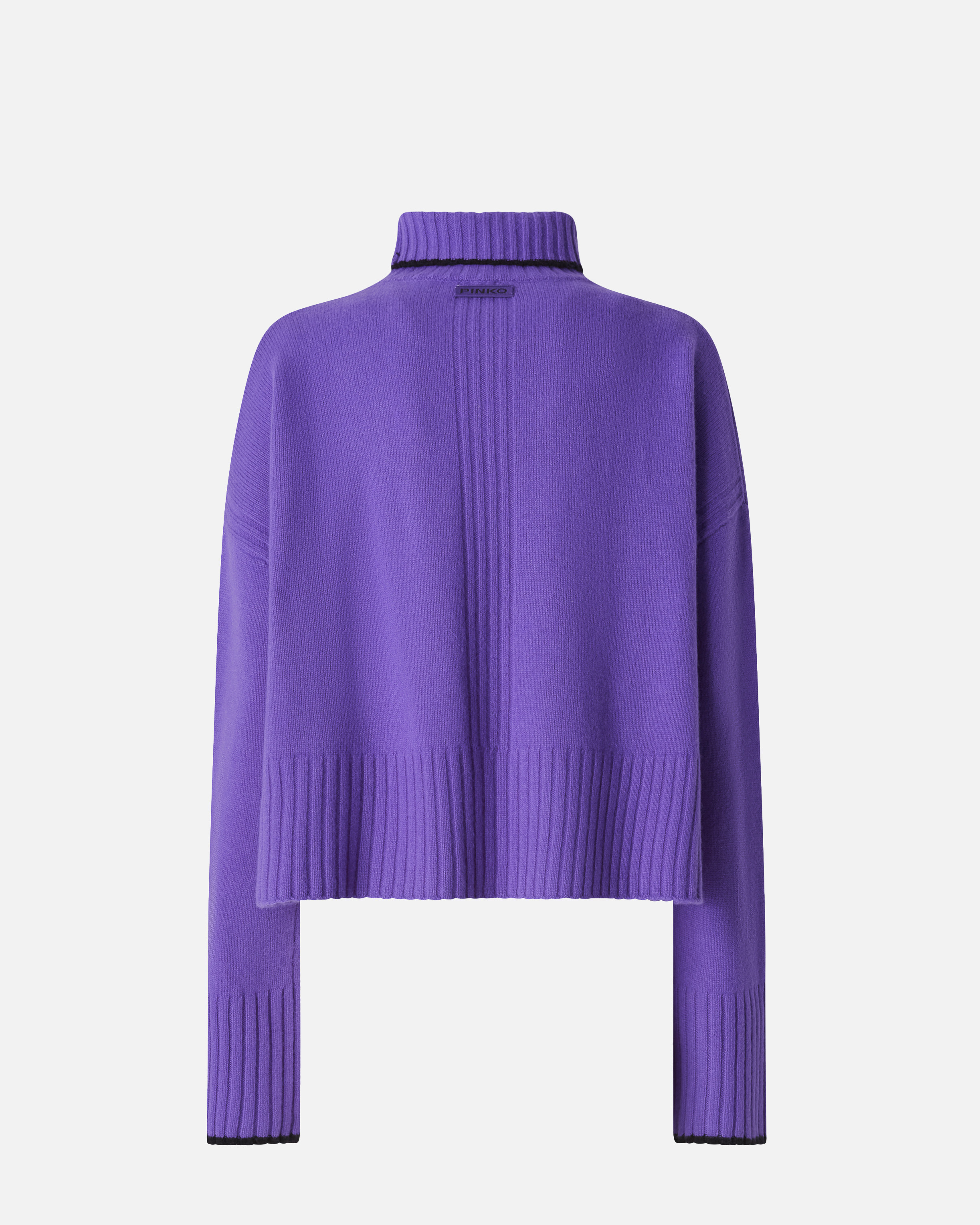 KNIT POLO-NECK SWEATER - 6