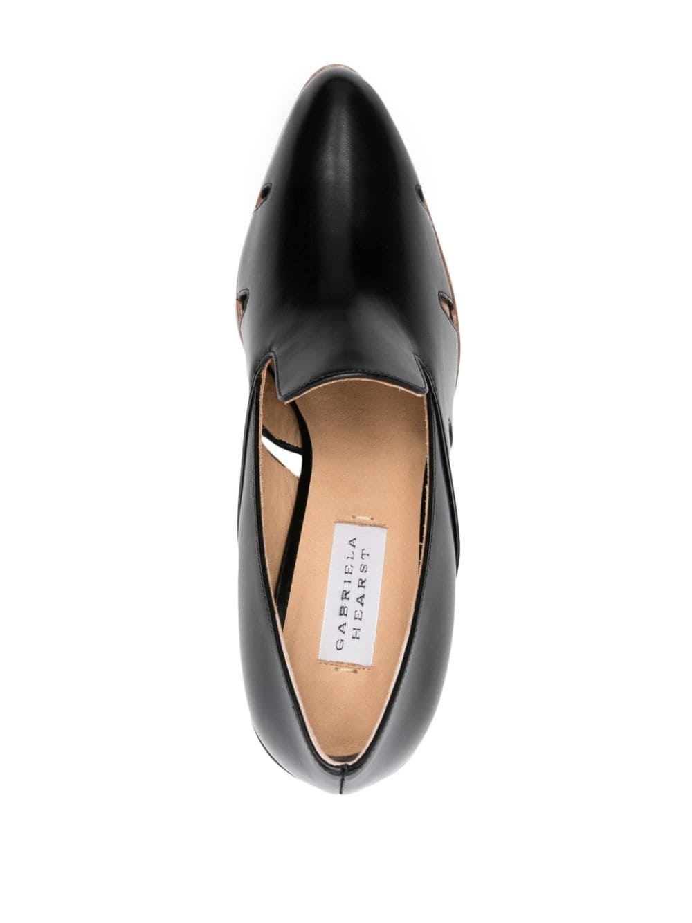 Eliza 75mm leather pumps - 4