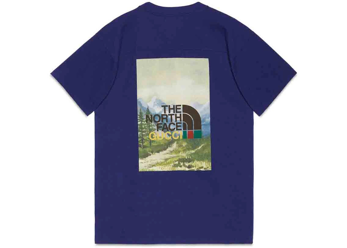 Gucci x The North Face T-shirt Blue - 2