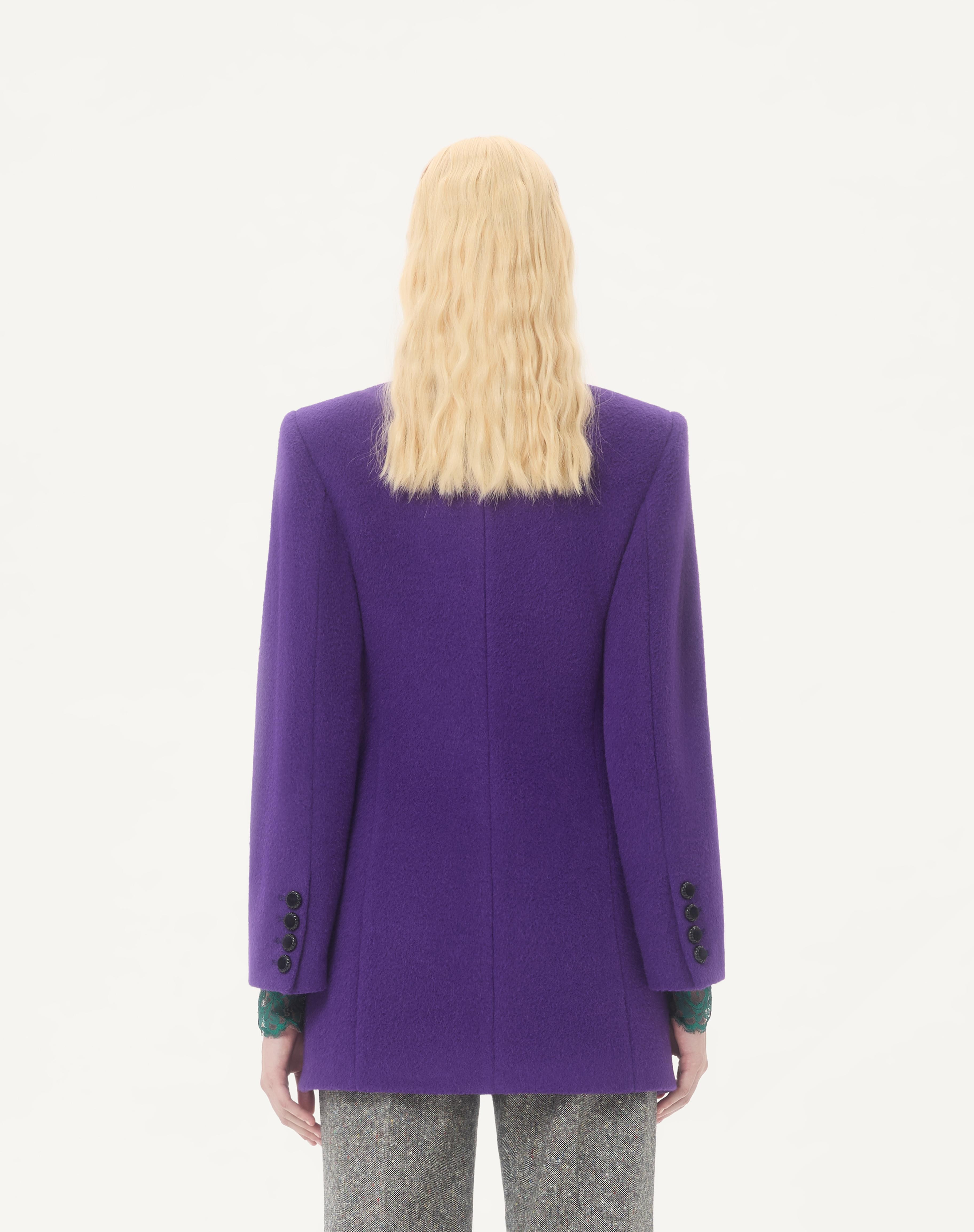 VELOUR PEACOAT - 6