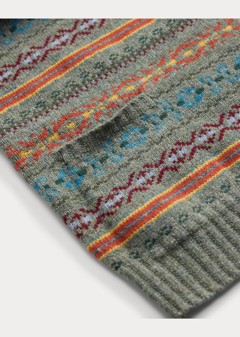 Fair Isle Wool-Blend Sweater Vest 4