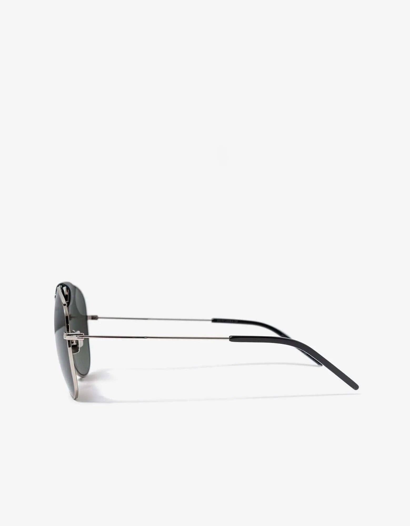 Saint Laurent Silver Classic 11 Sunglasses - 3