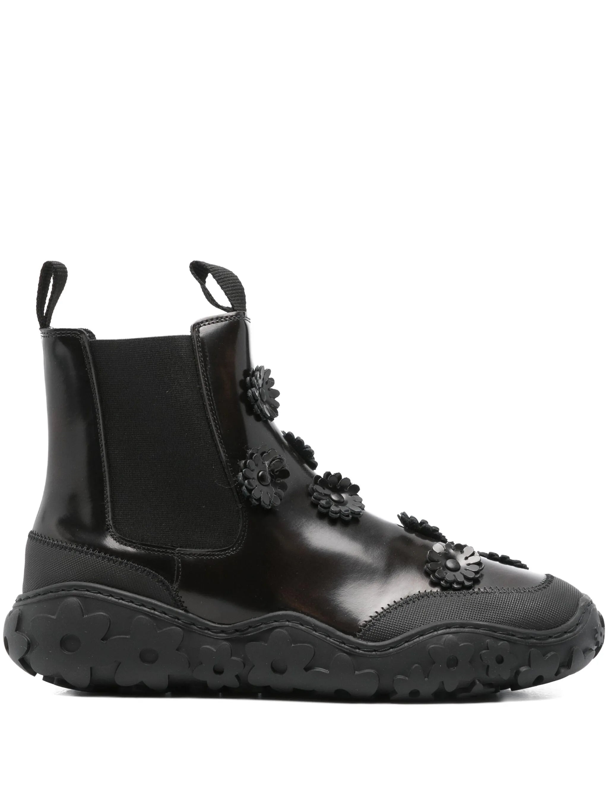 Binley flower-embellished chelsea boots - 1