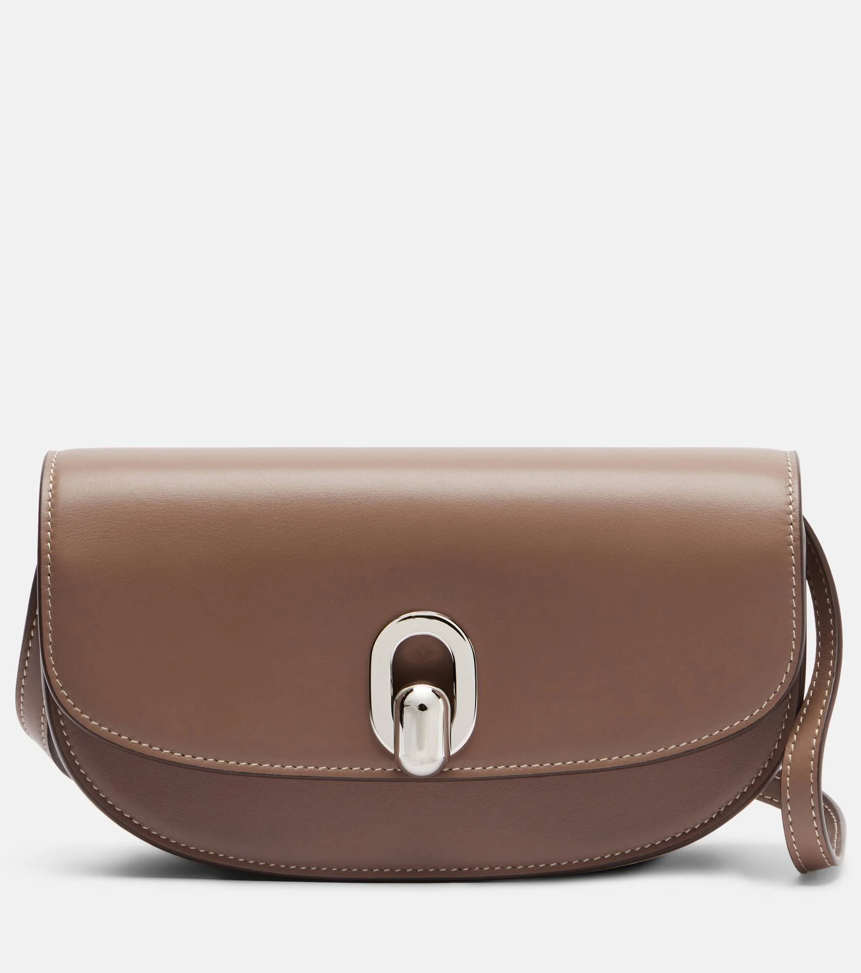 Tondo leather crossbody bag - 1