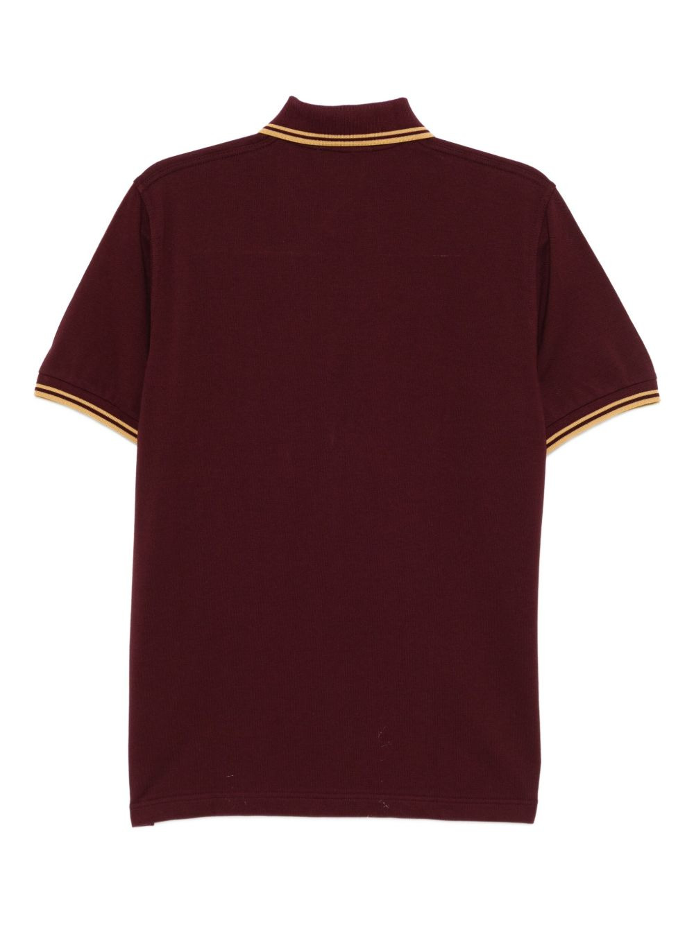 embroidered-logo polo top - 2