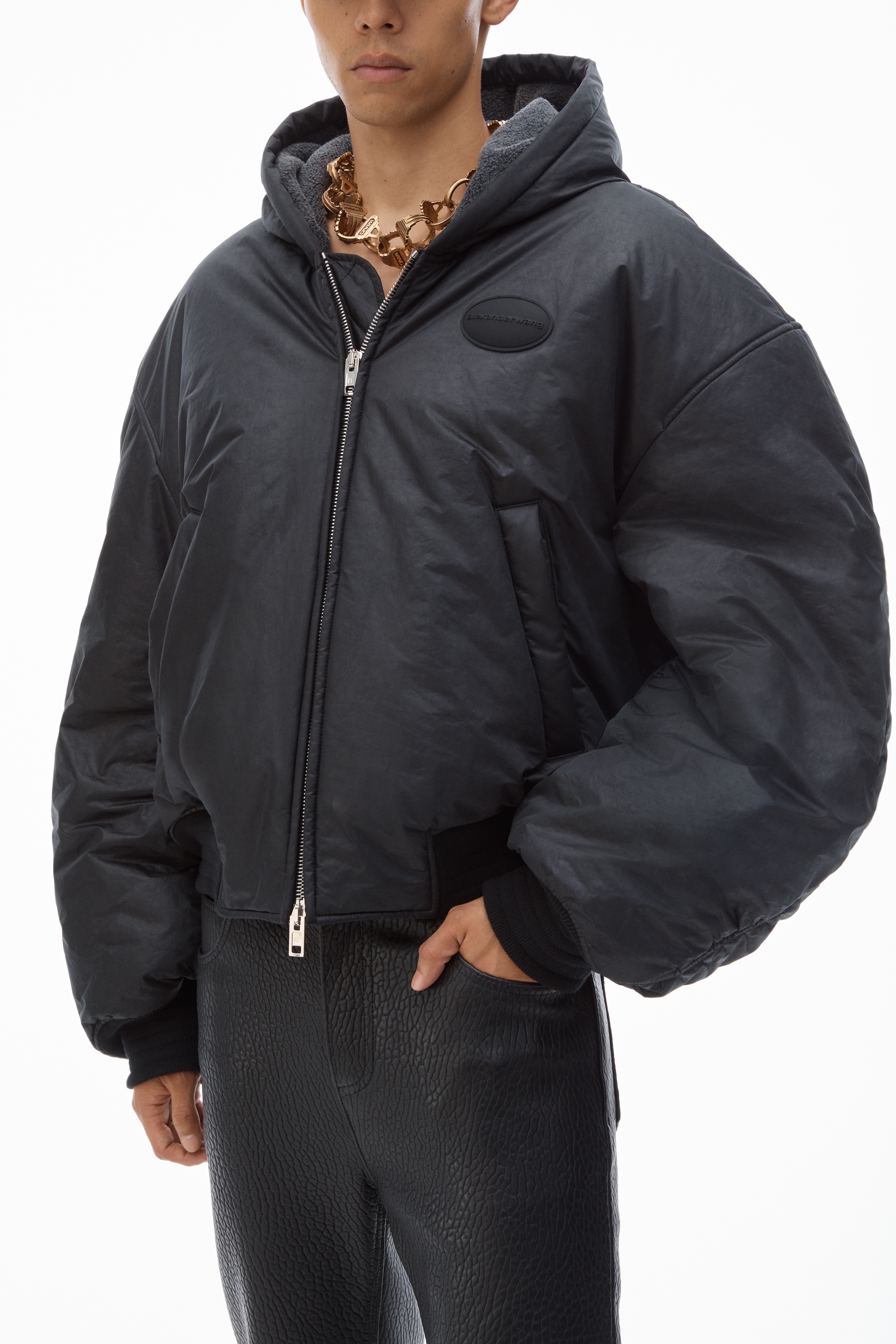 Padded Bomber Jacket - 3