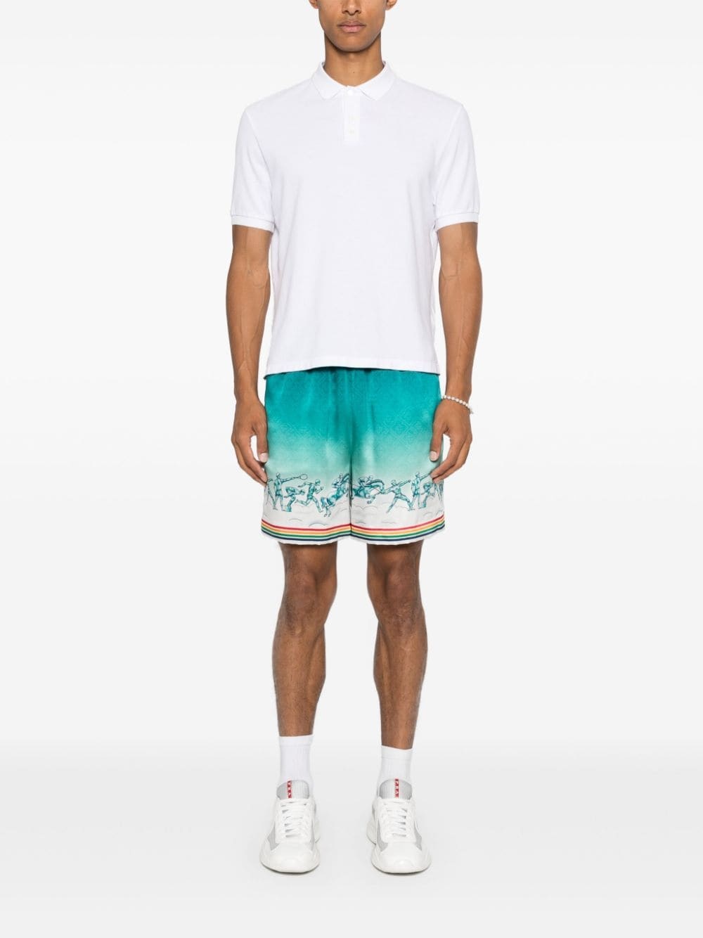 satin silk shorts - 2