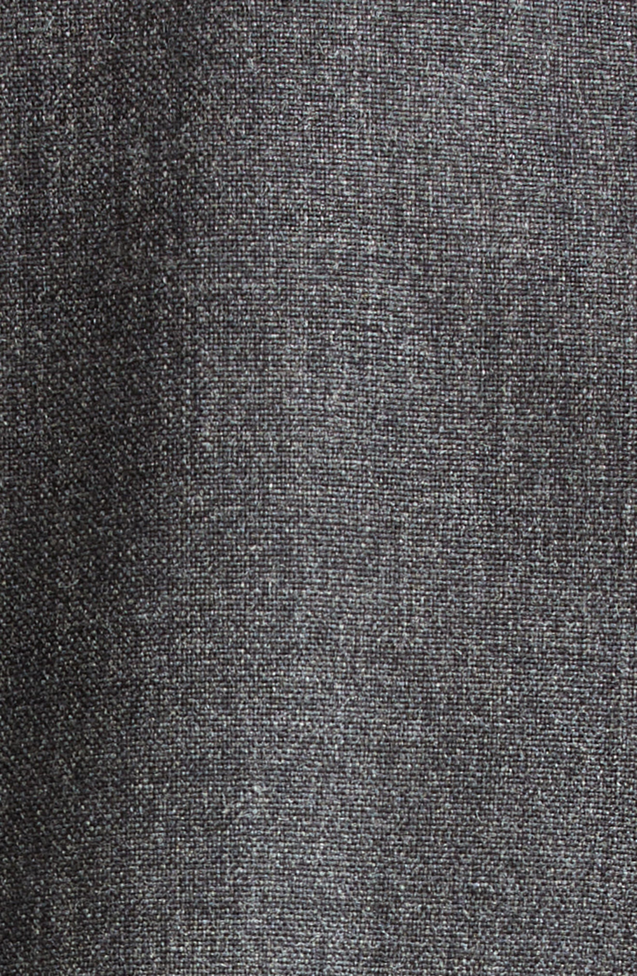 Thom Browne Wool & Cotton Mixed Media Minidress in Dark Grey at Nordstrom - 6