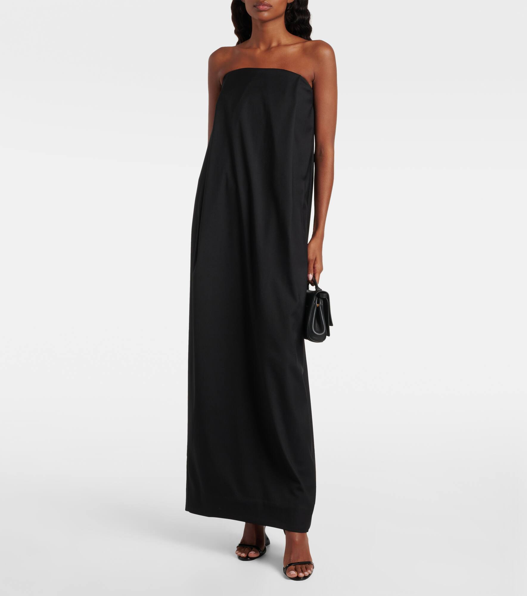 Strapless jersey maxi dress - 2