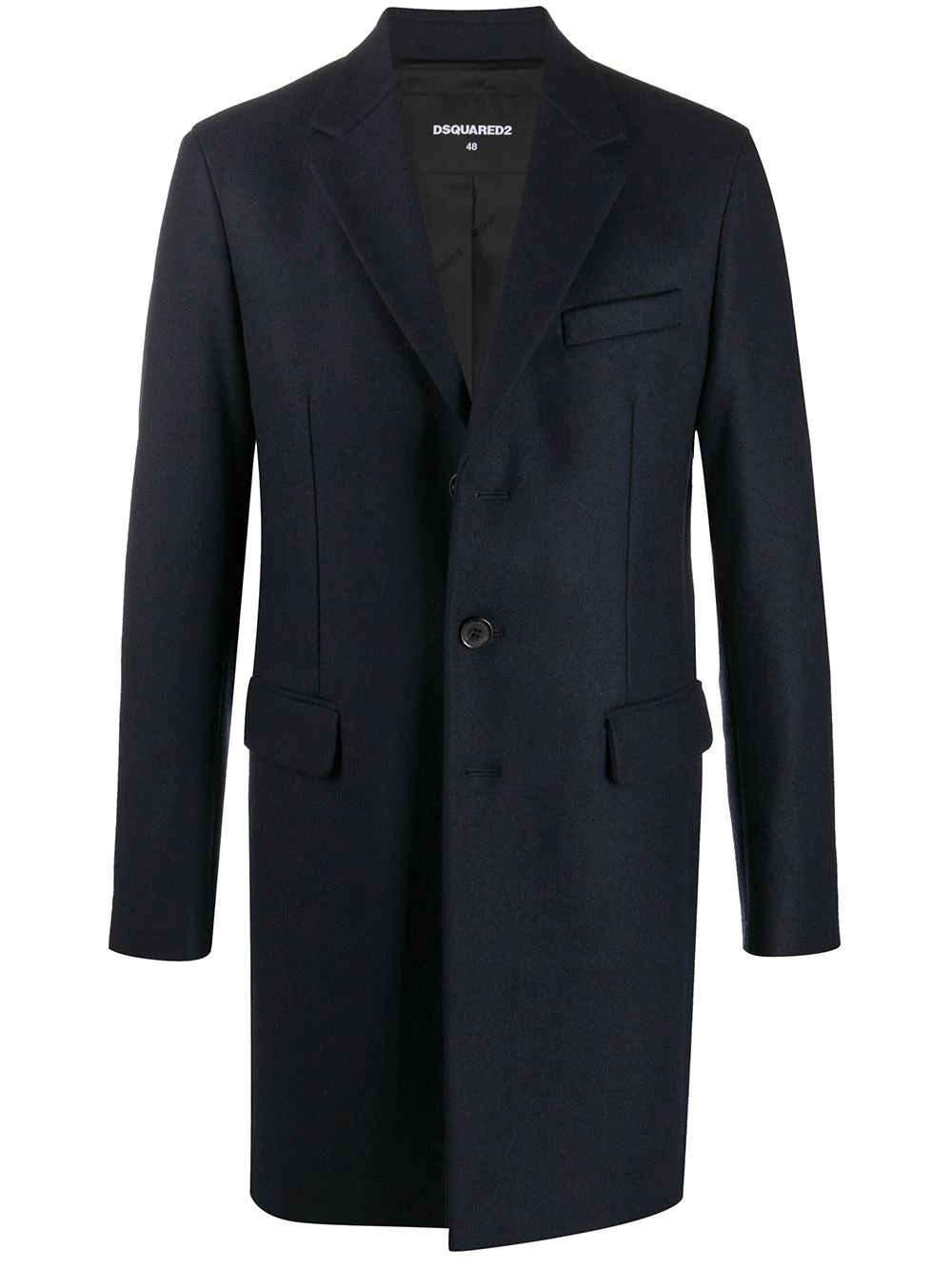 button-front coat - 1