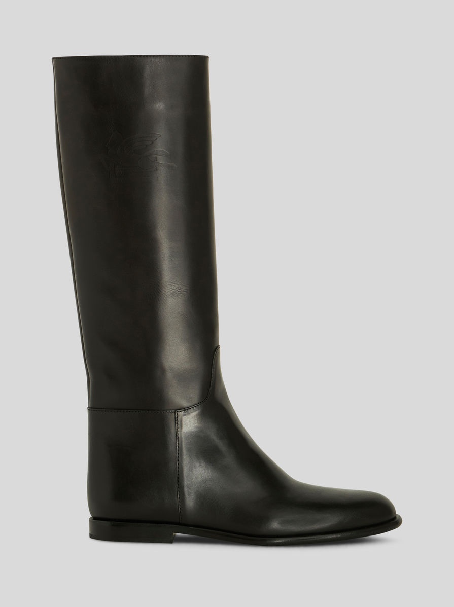 LEATHER RIDING BOOTS - 1