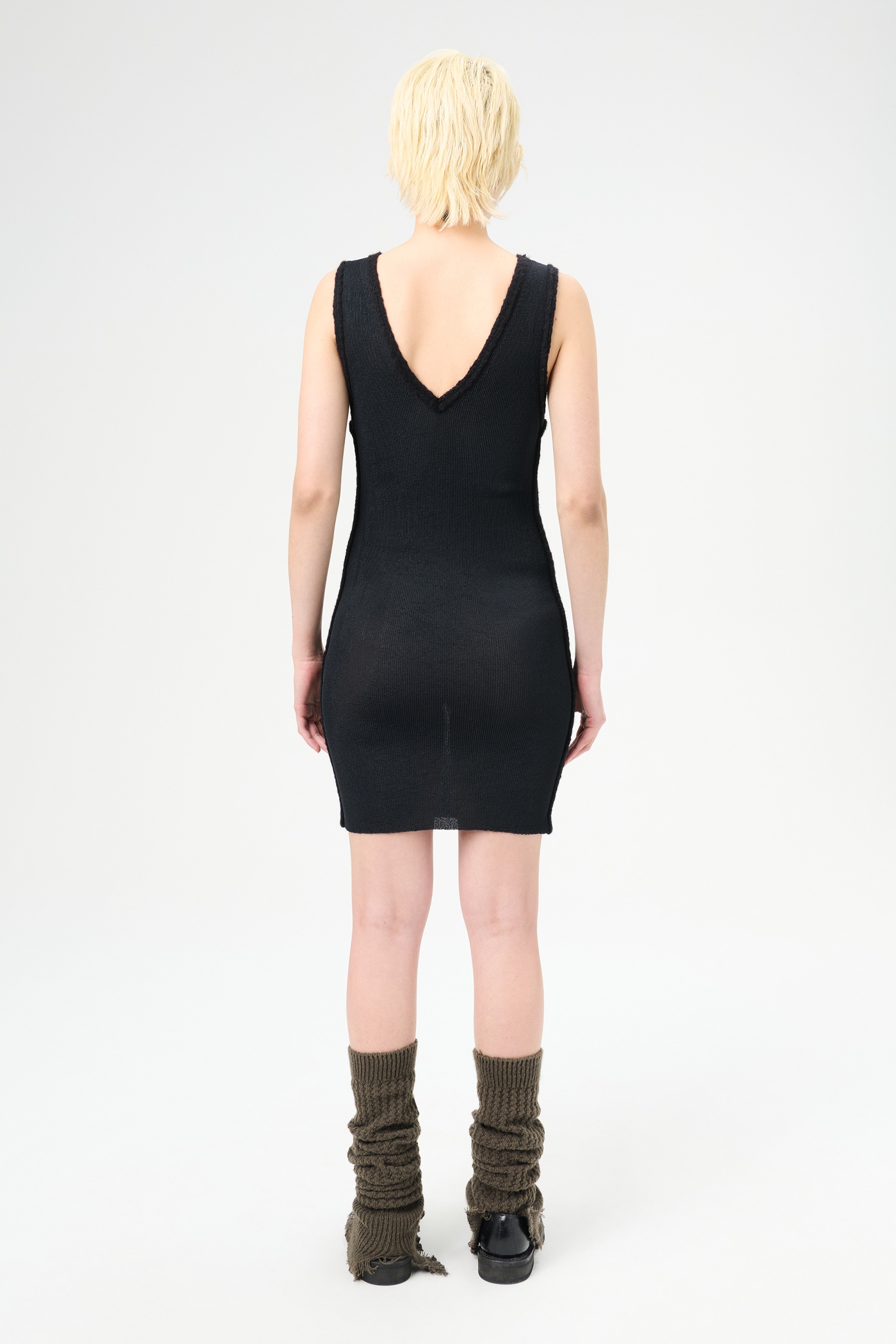 Sleek Dress Black Alluring Tech - 7