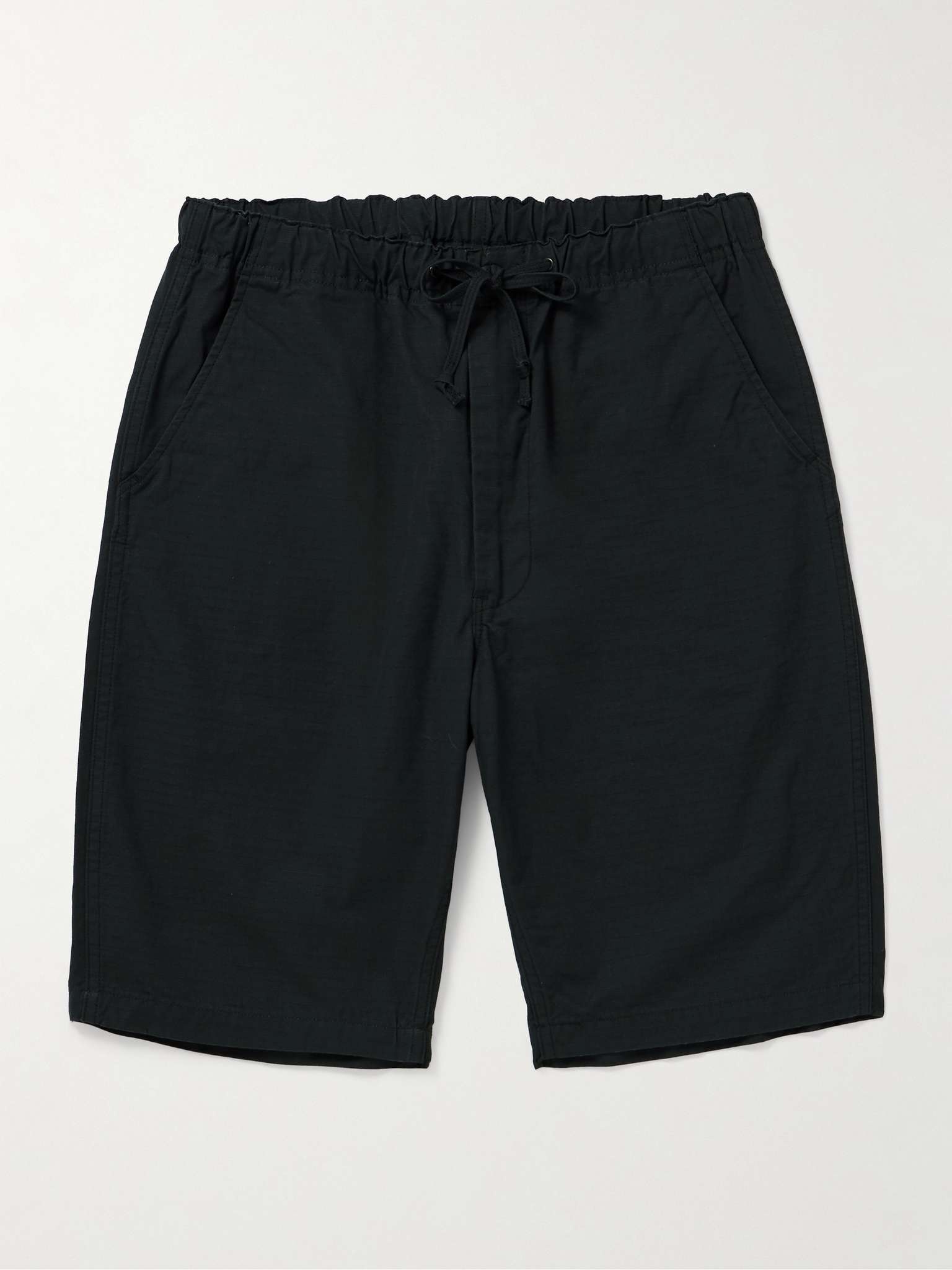 New Yorker Straight-Leg Cotton-Ripstop Drawstring Shorts - 1