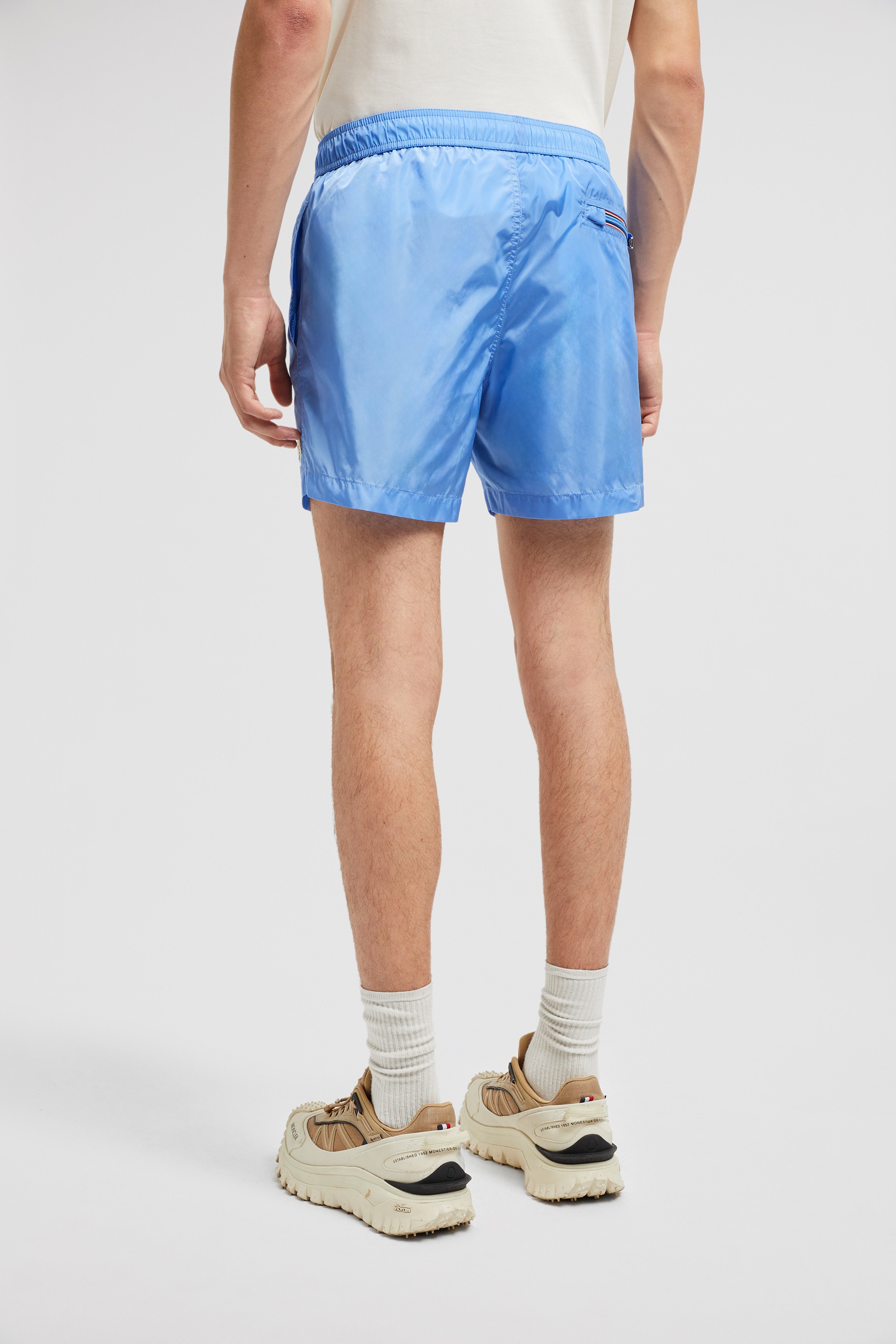Logo Patch Swim Shorts - 5