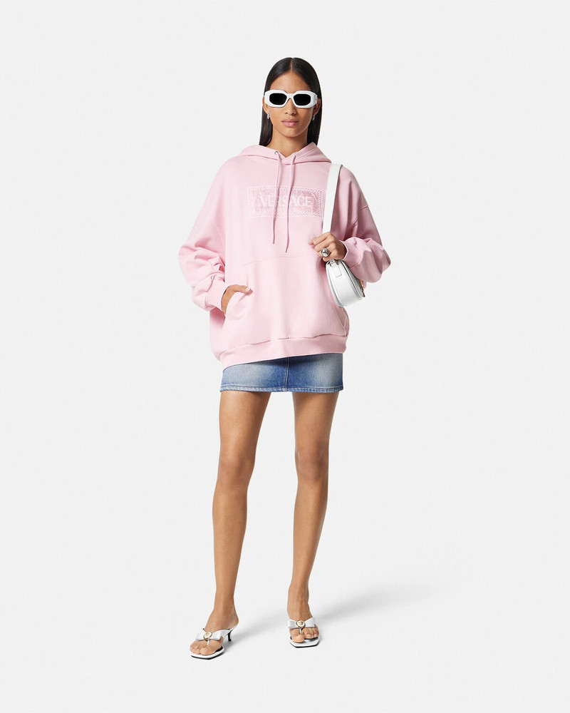 VERSACE 90s Vintage Logo Barocco Hoodie outlook