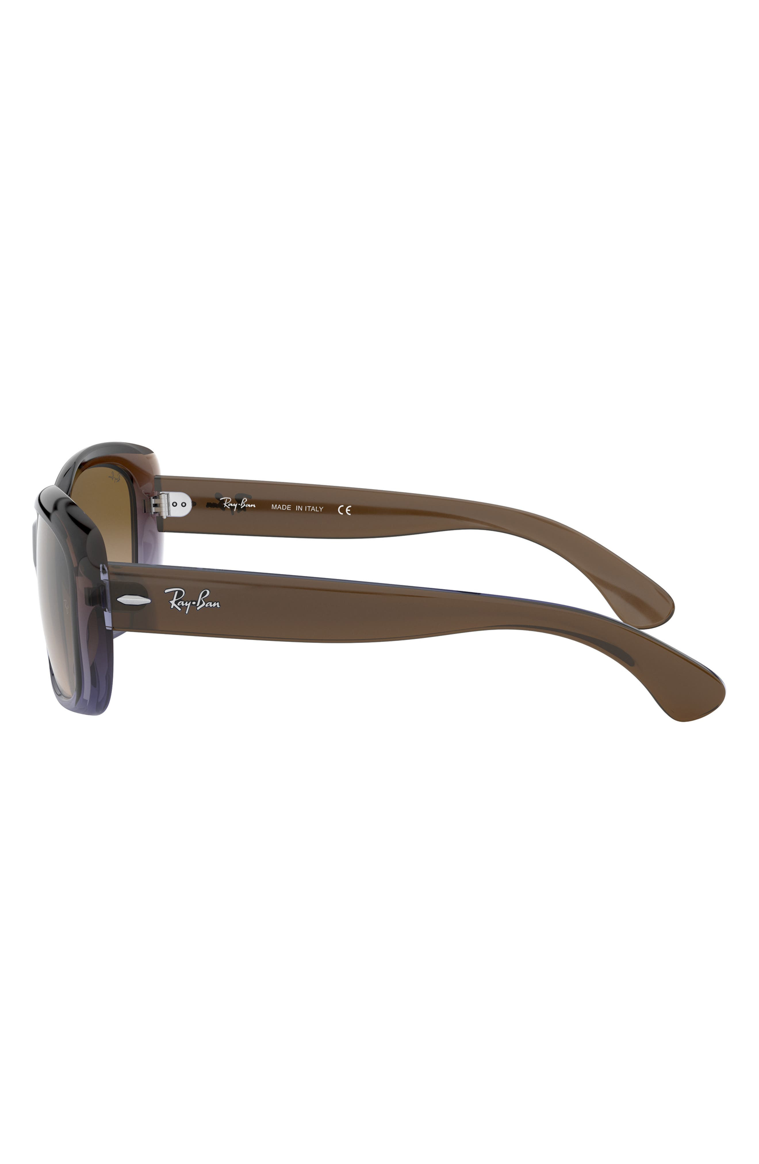 Ray-Ban Jackie 58mm Rectangular Sunglasses in Light Brown at Nordstrom - 3