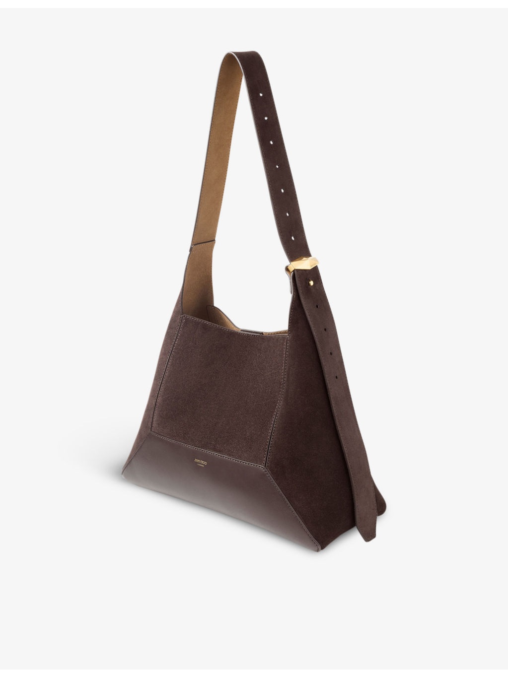 Diamond Hobo medium suede shoulder bag - 2