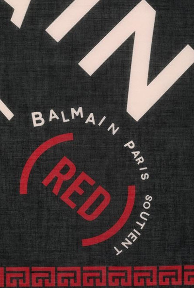 Balmain (Balmain) RED - Black and red cotton bandana outlook