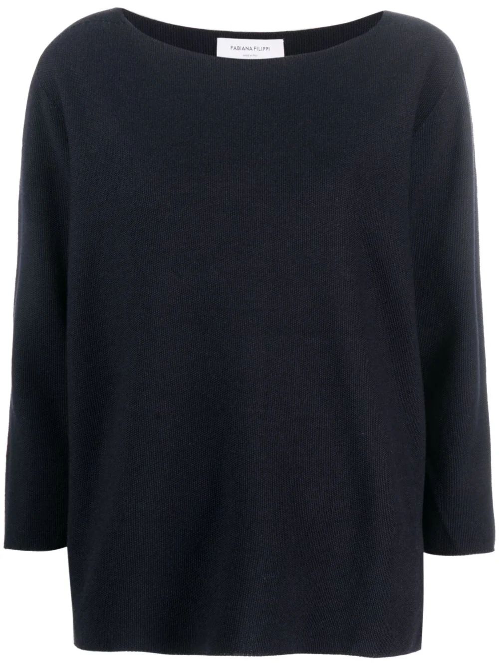 three-quarter length sleeved top - 1