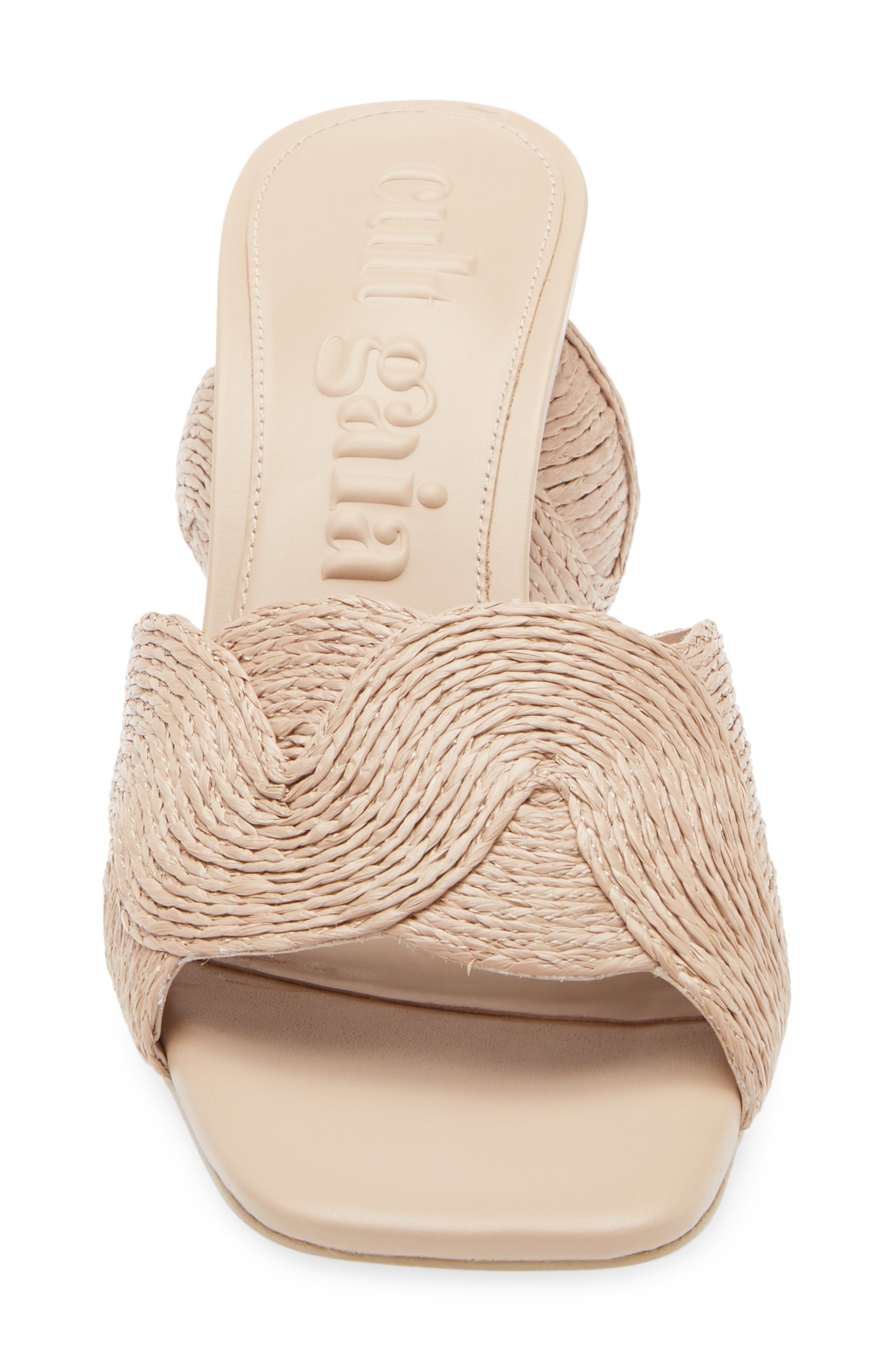 Cult Gaia Noor Sandal in Natural at Nordstrom - 4