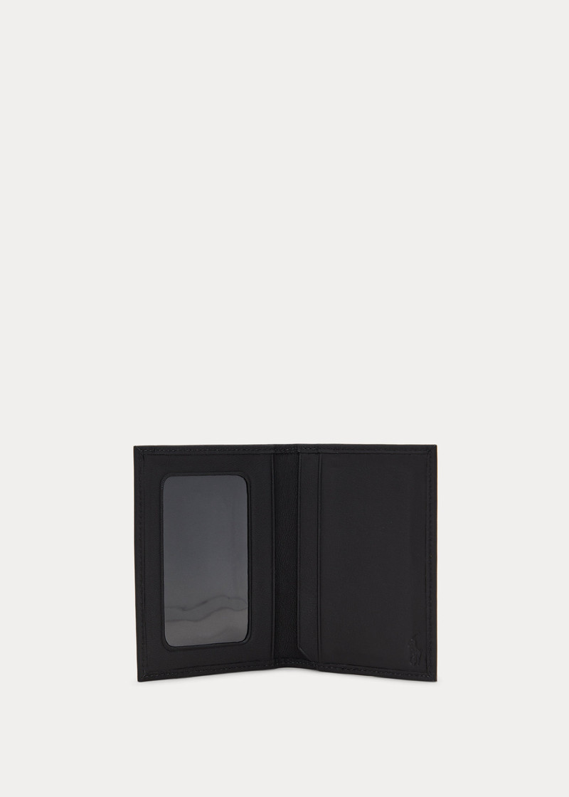 Smooth Leather Folded Card Case 3
