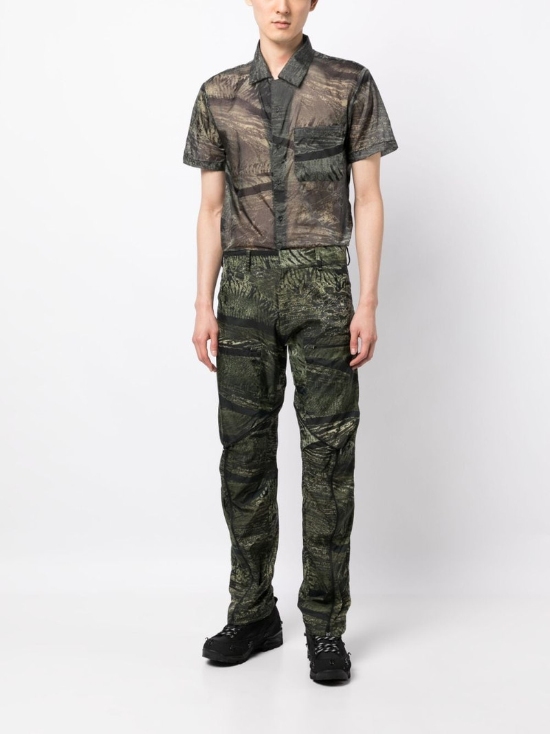 OLLY SHINDER graphic-print straight-leg trouser outlook