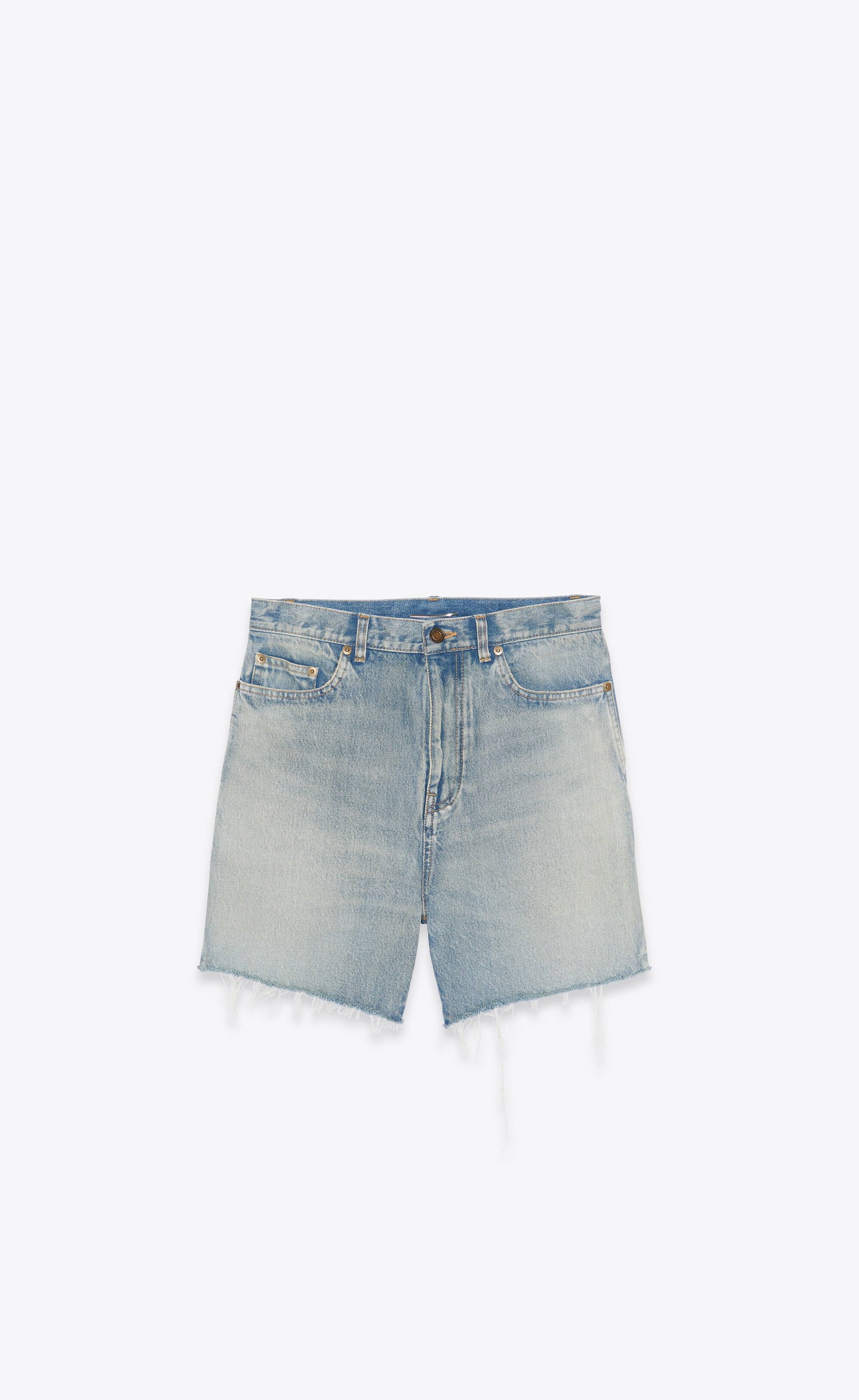 california shorts in santa monica blue denim twill - 1