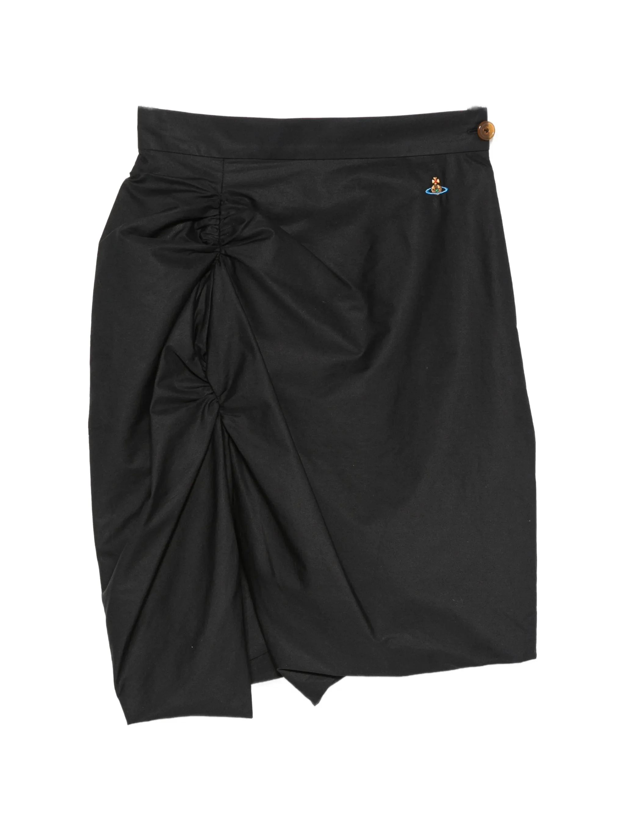 Vivienne Westwood Ruched Asymmetric Mini Skirt - 1