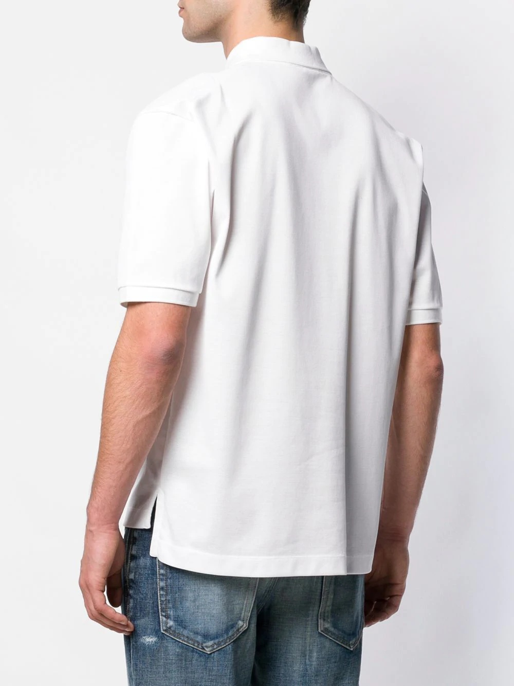 White Cotton Polo Shirt | GCS-027 - 4