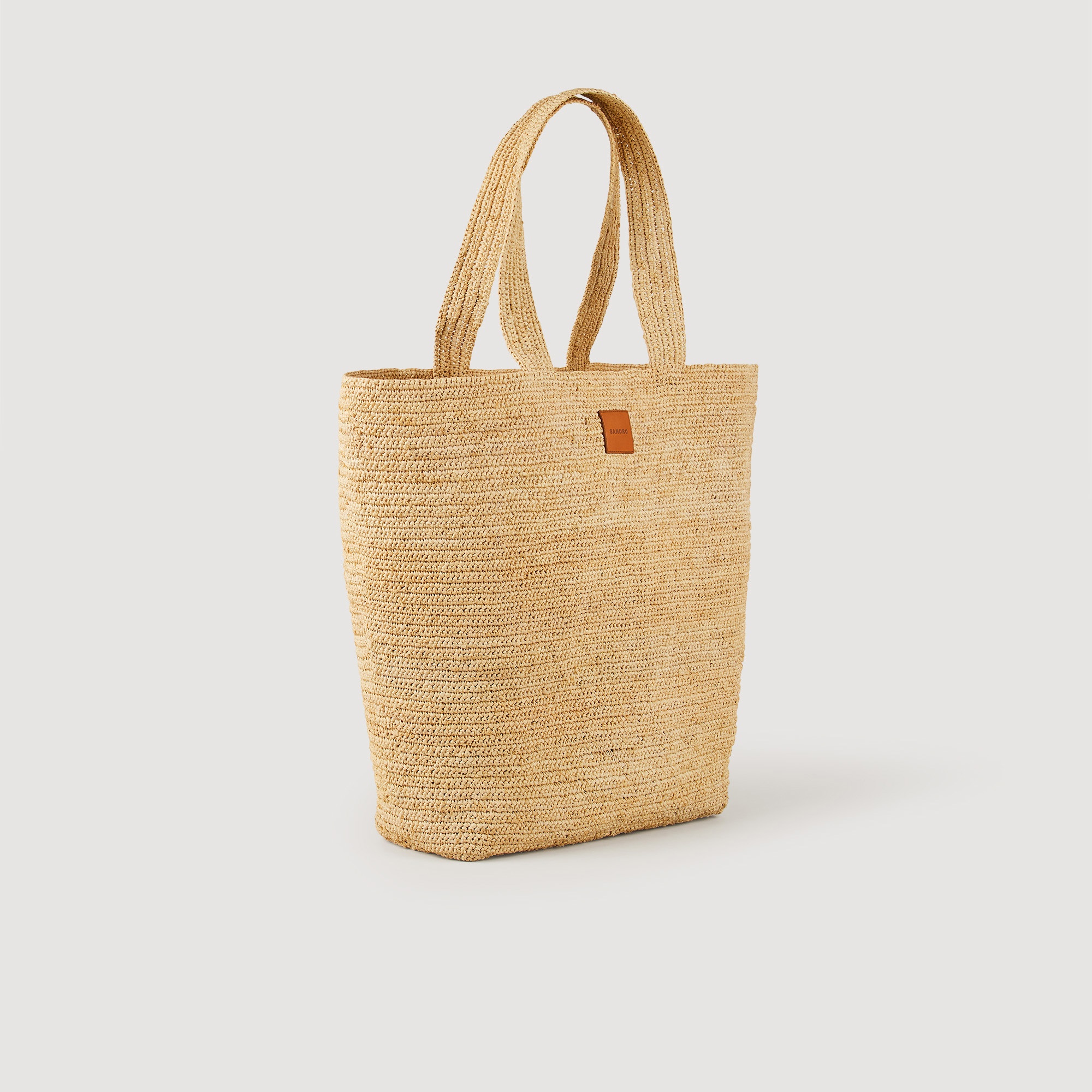 Raffia tote bag - 3