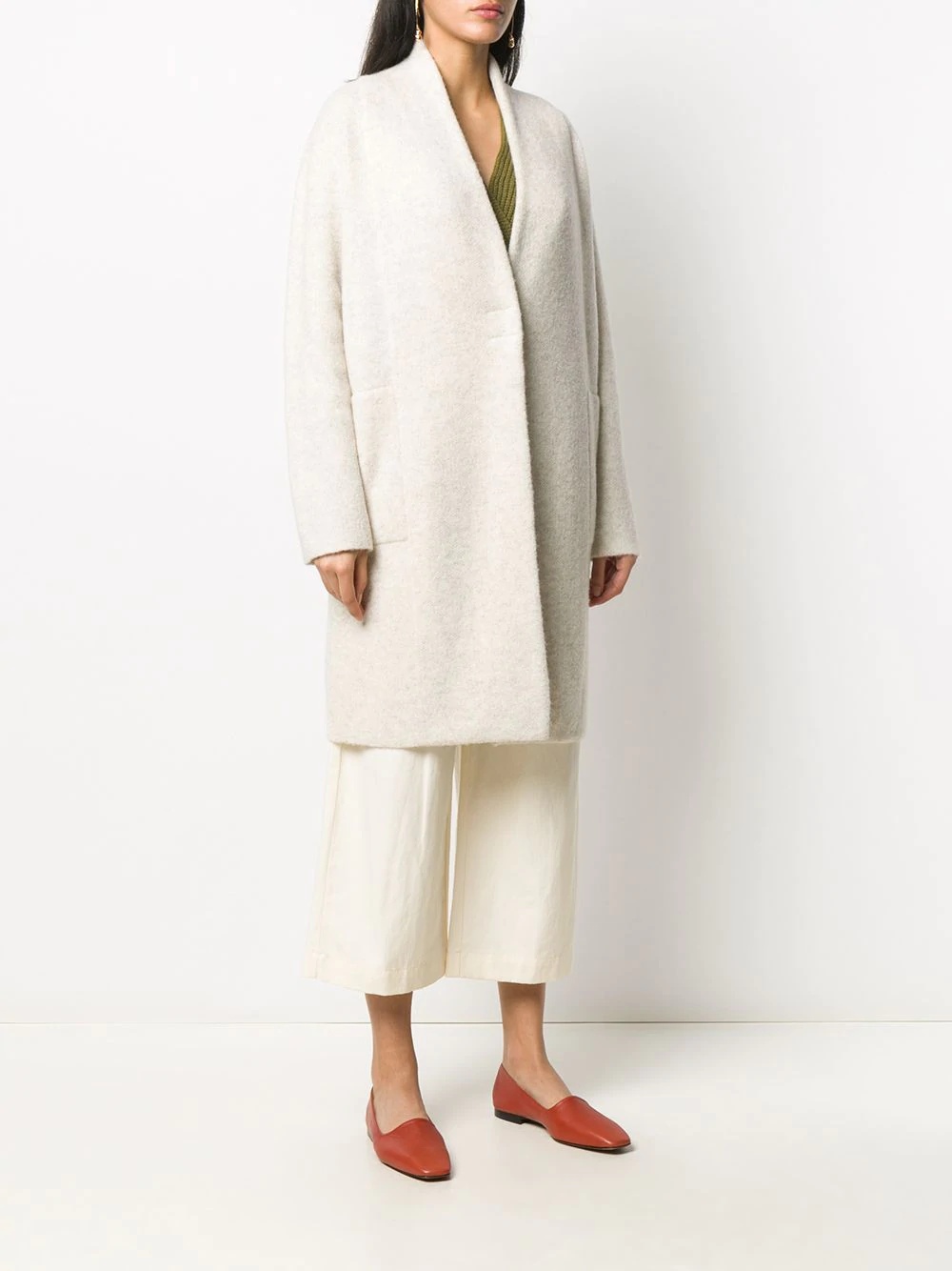 oversized longline cardigan - 3