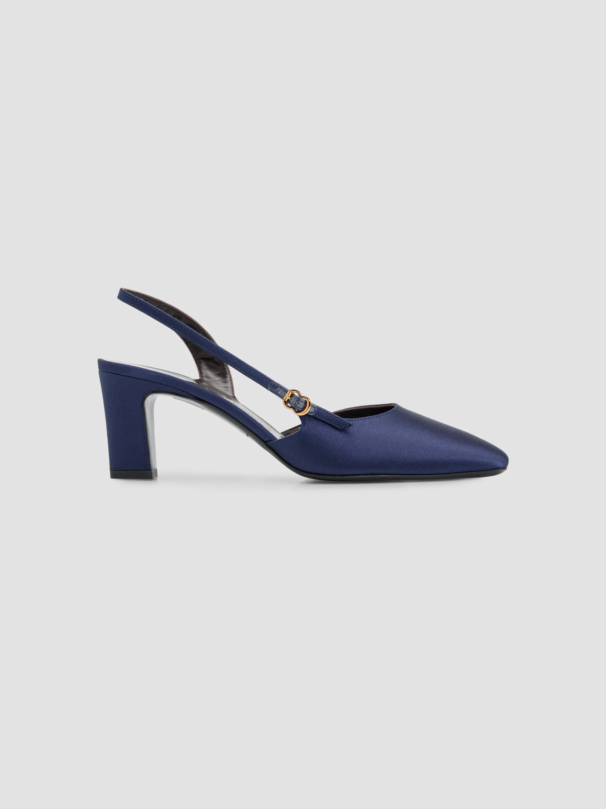 Women's Ask Around 65MM Satin Heels - Satin Navy - 1