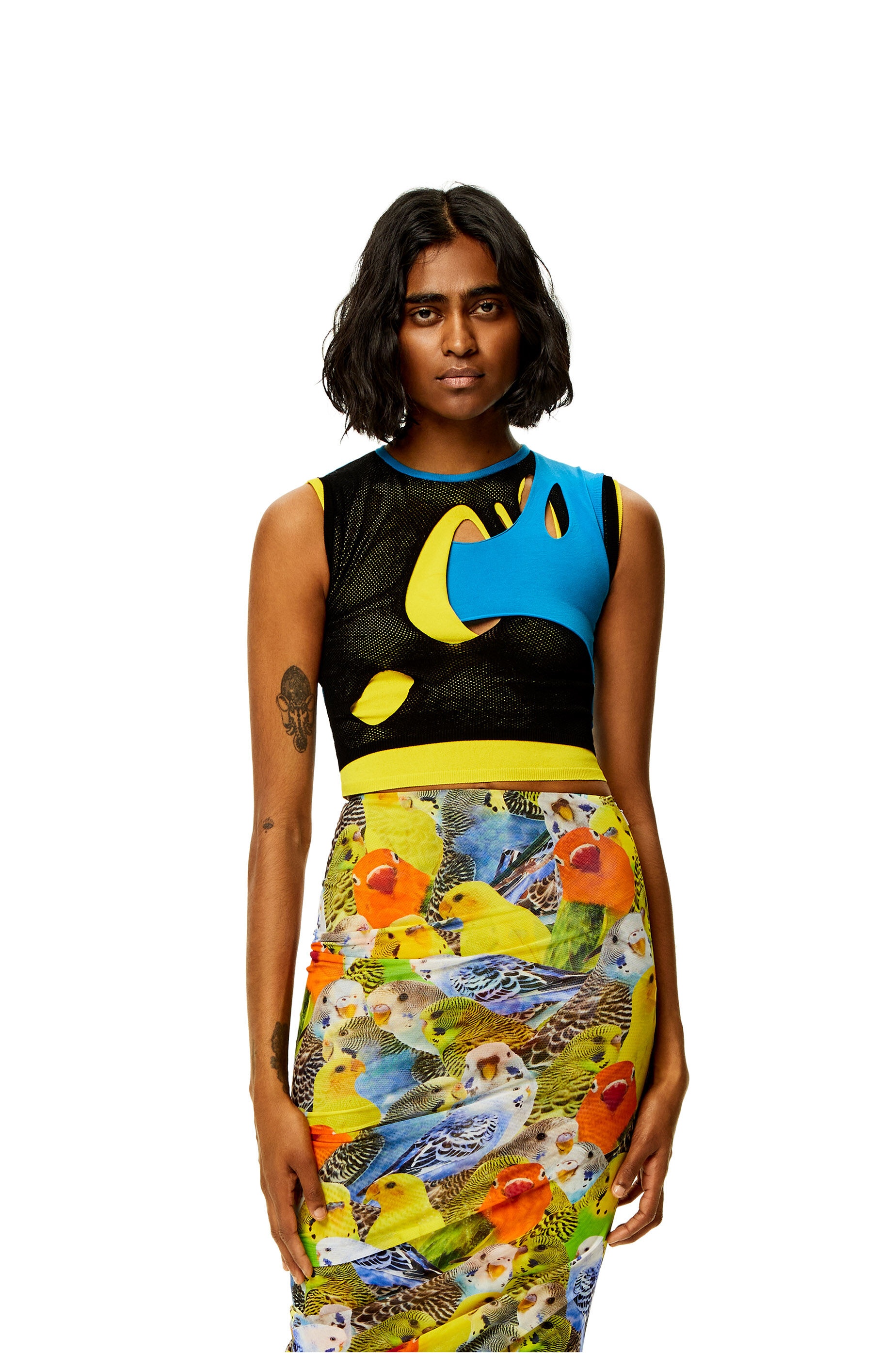 Cut-out top in viscose - 3
