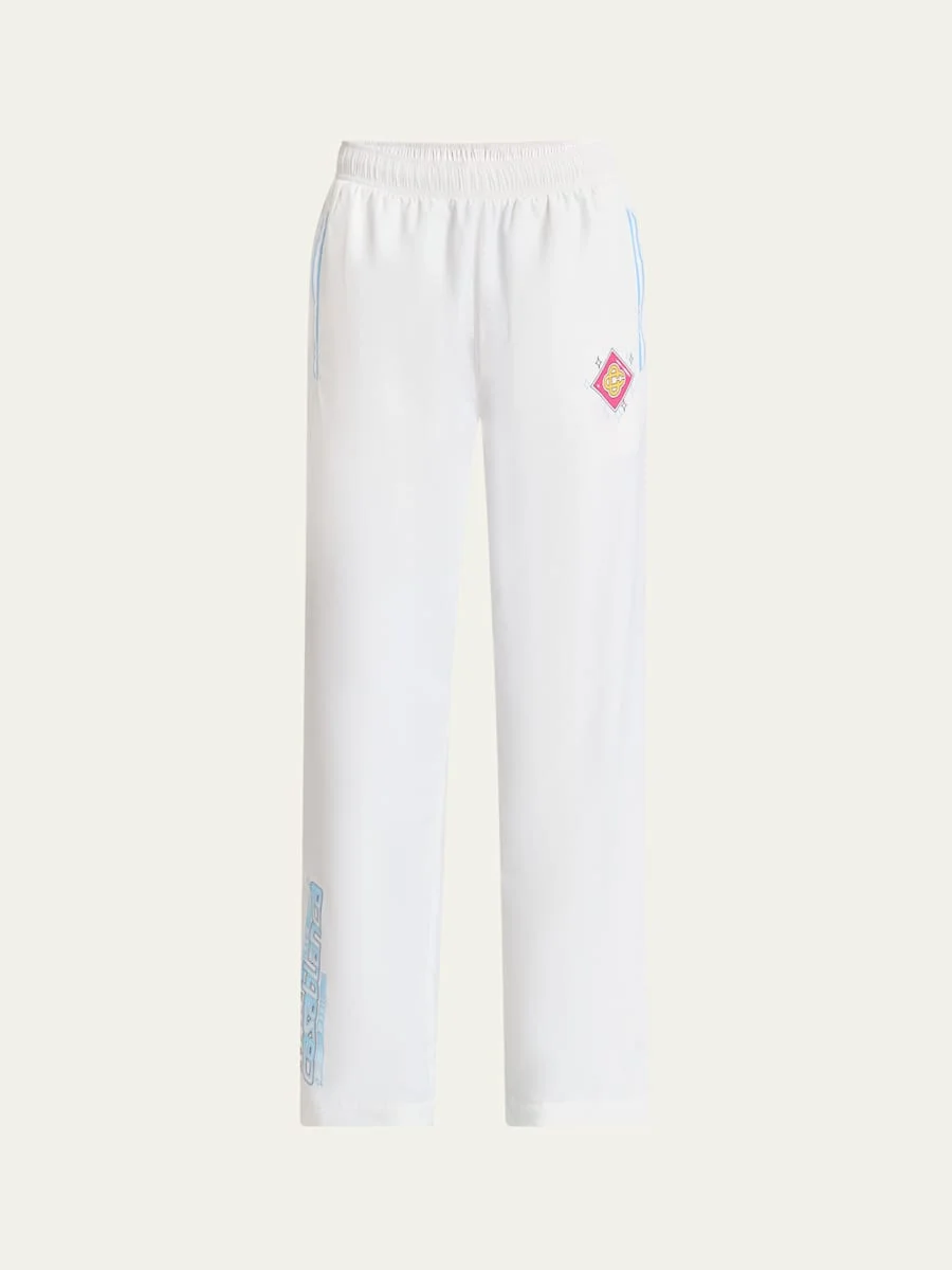 Men's Taffeta Sporty Logo Joggers - 1