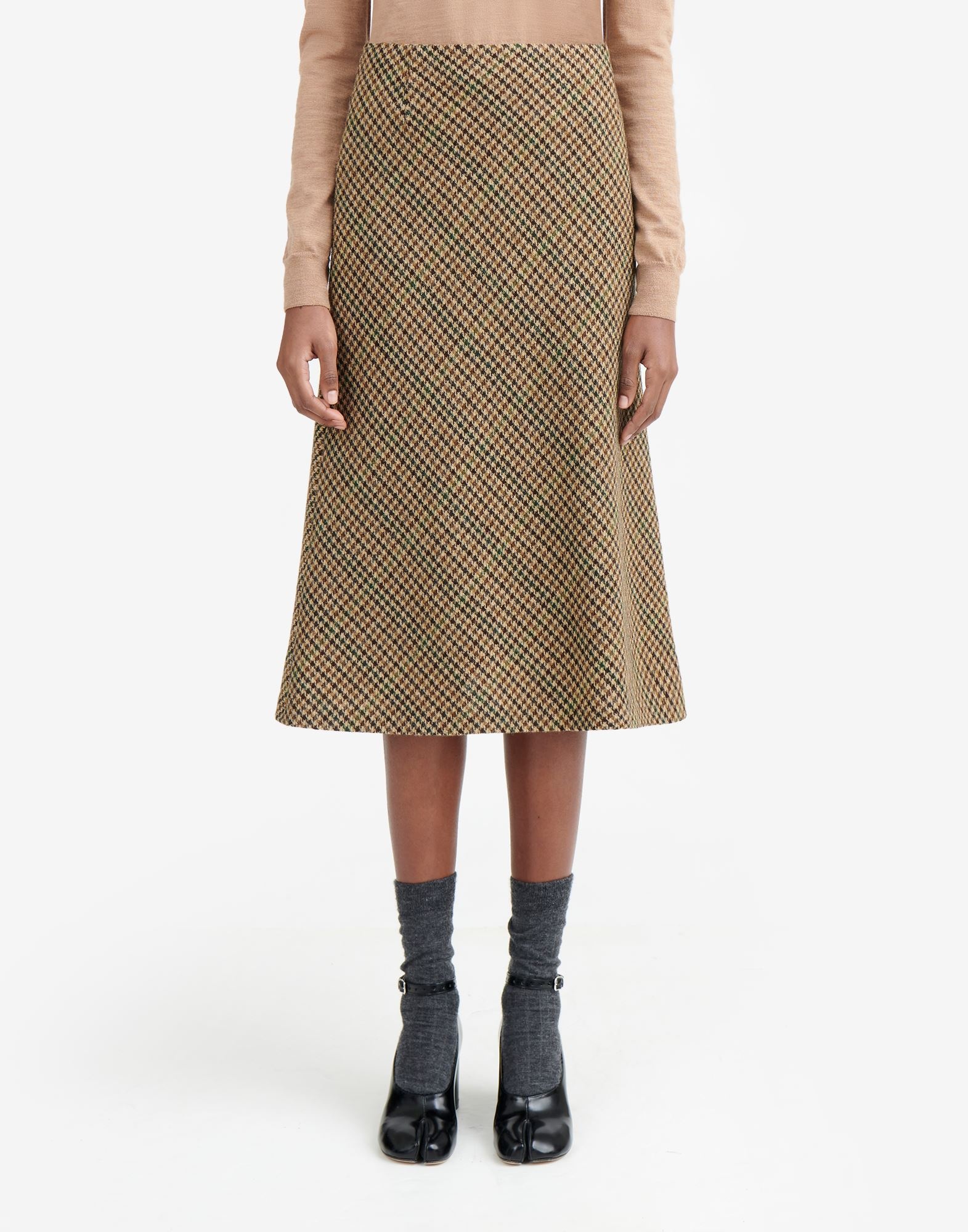 Houndstooth skirt - 5