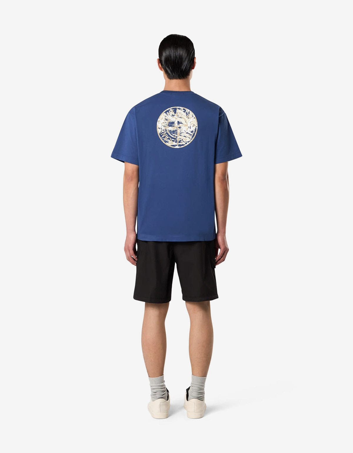Stone Island Blue Compass Camo Print T-Shirt - 2