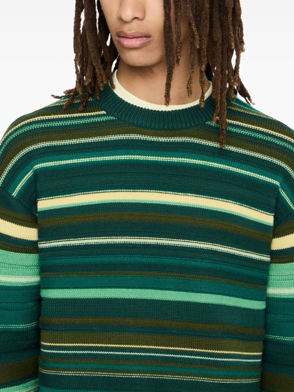 striped merino wool sweater - 4