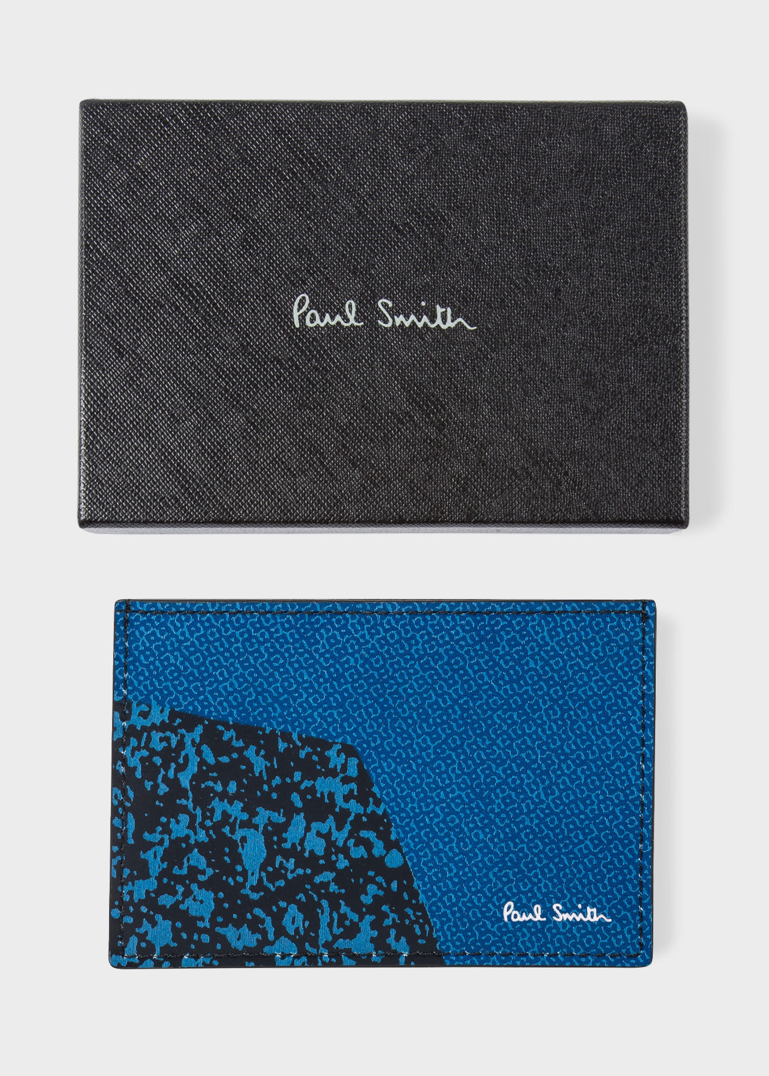 'Rug' Print Leather Card Holder - 4