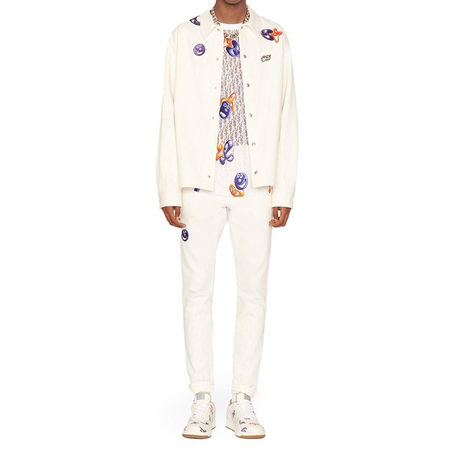 Dior Kennyscharf Patches Jeans Men - 2