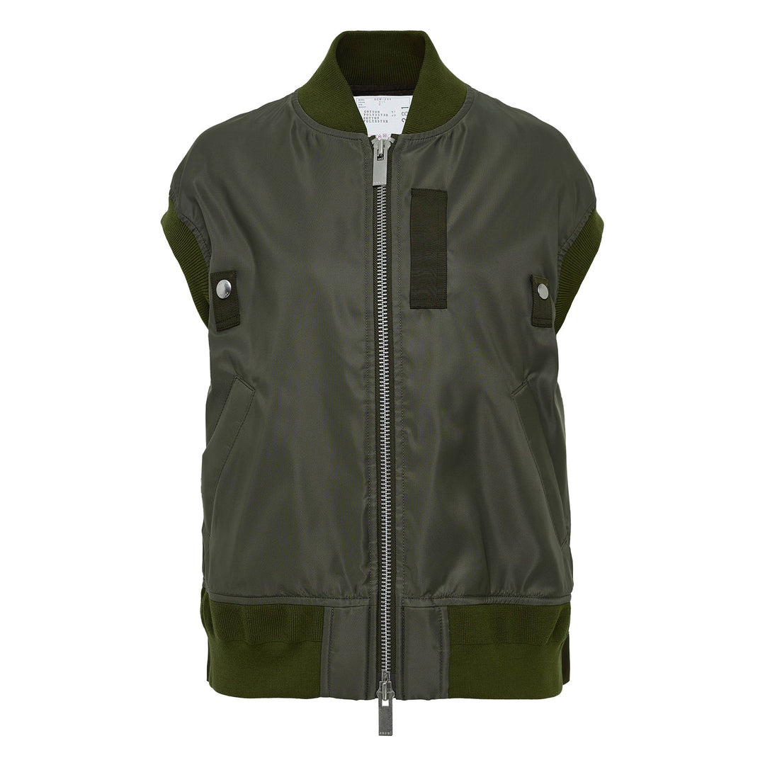 Nylon Twill Vest - 1